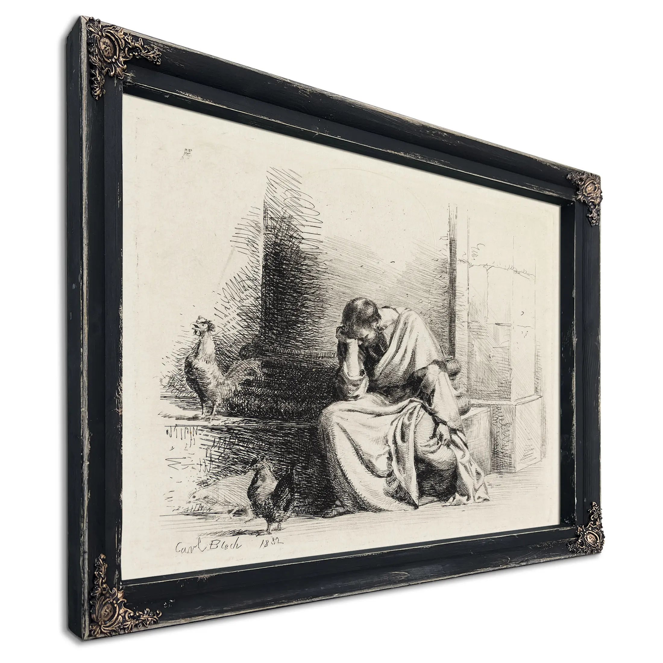 Den Angrende Peter by Carl Bloch