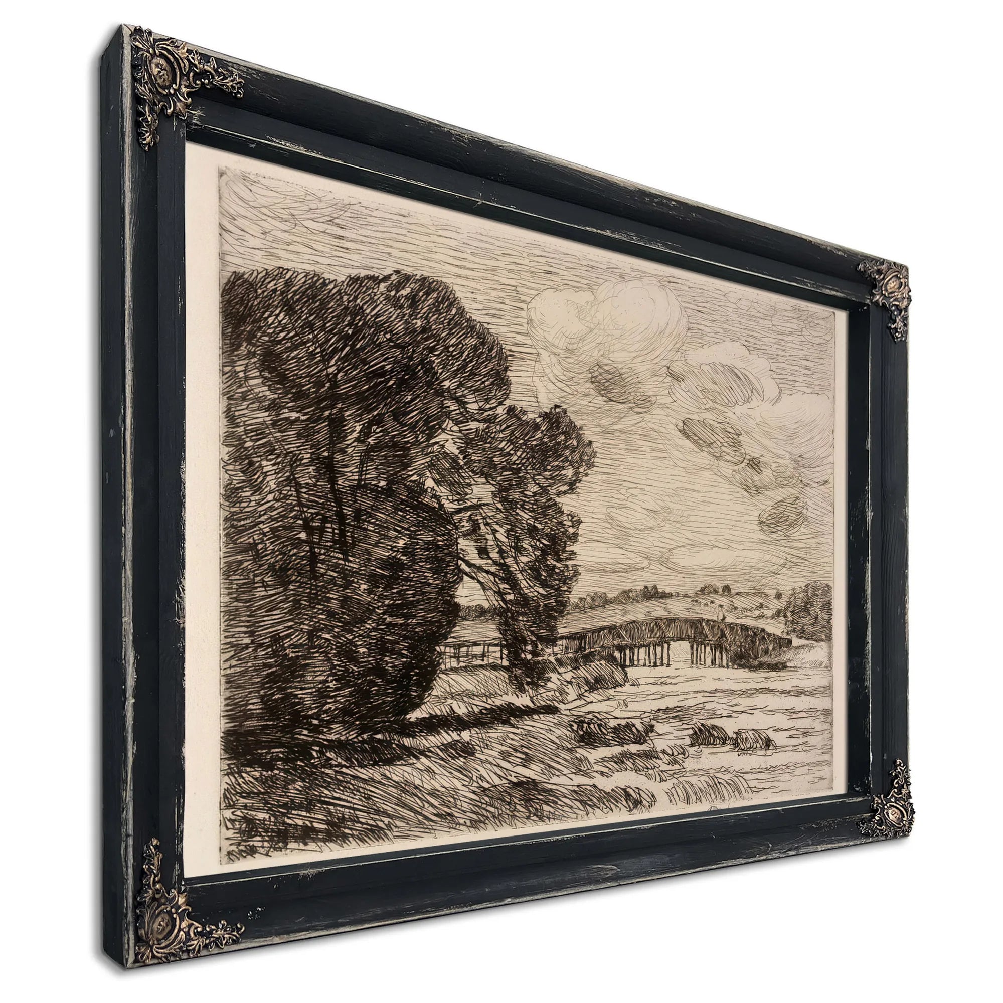 Bridge At Old Lyme By Childe Hassam Fine Art Print