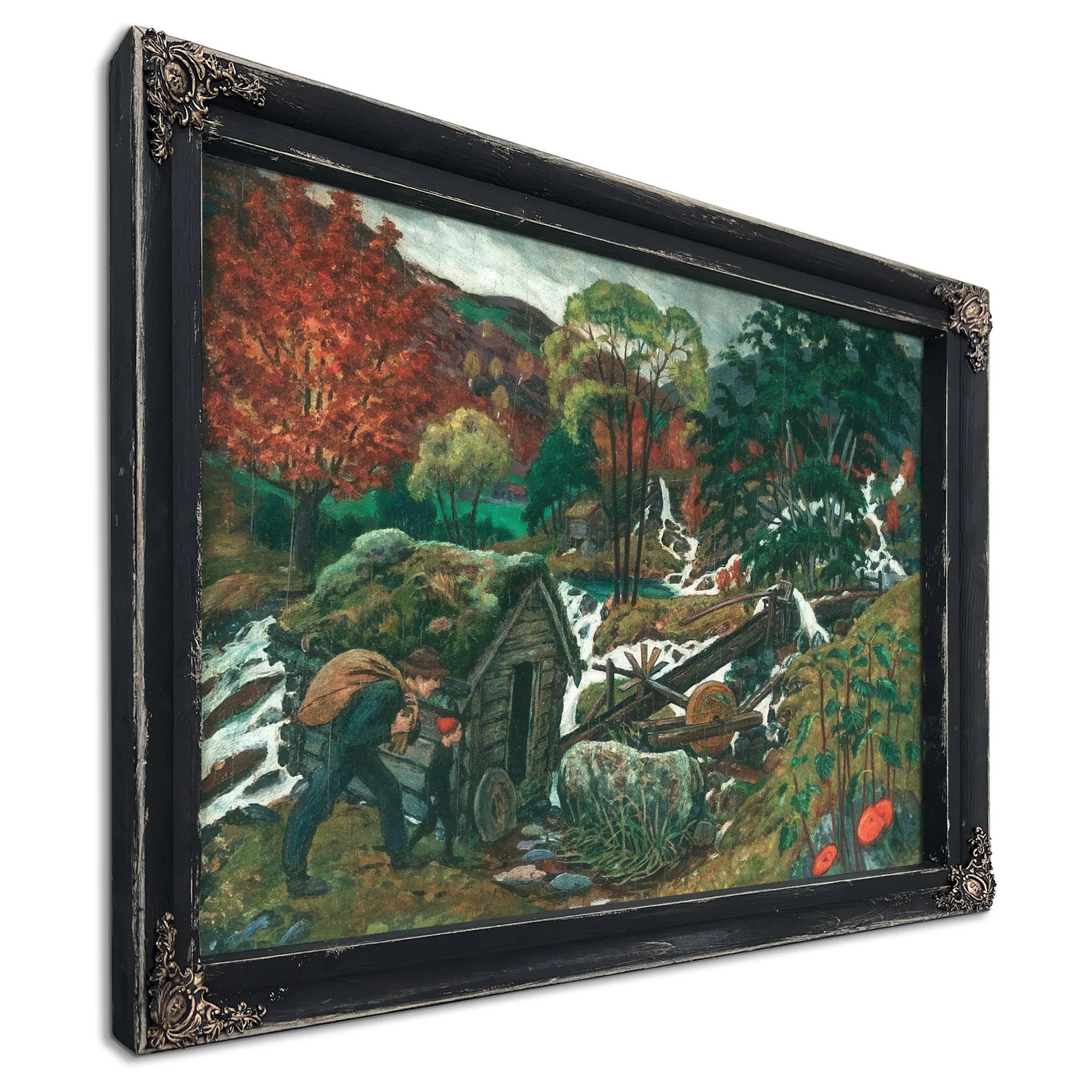 Going To The Mill By Nicolai Astrup Fine Art Print
