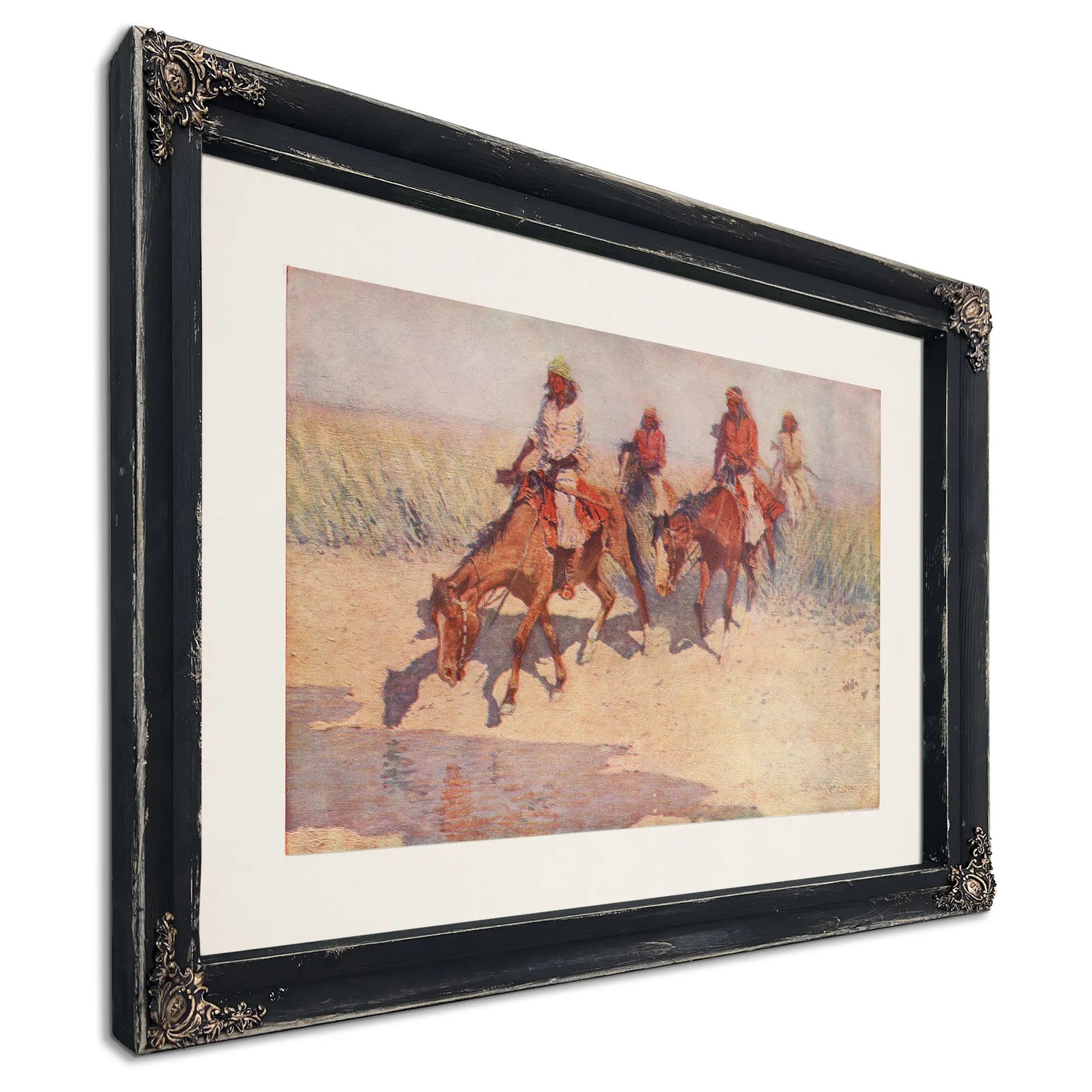 The Pool In The Desert by Frederic Remington