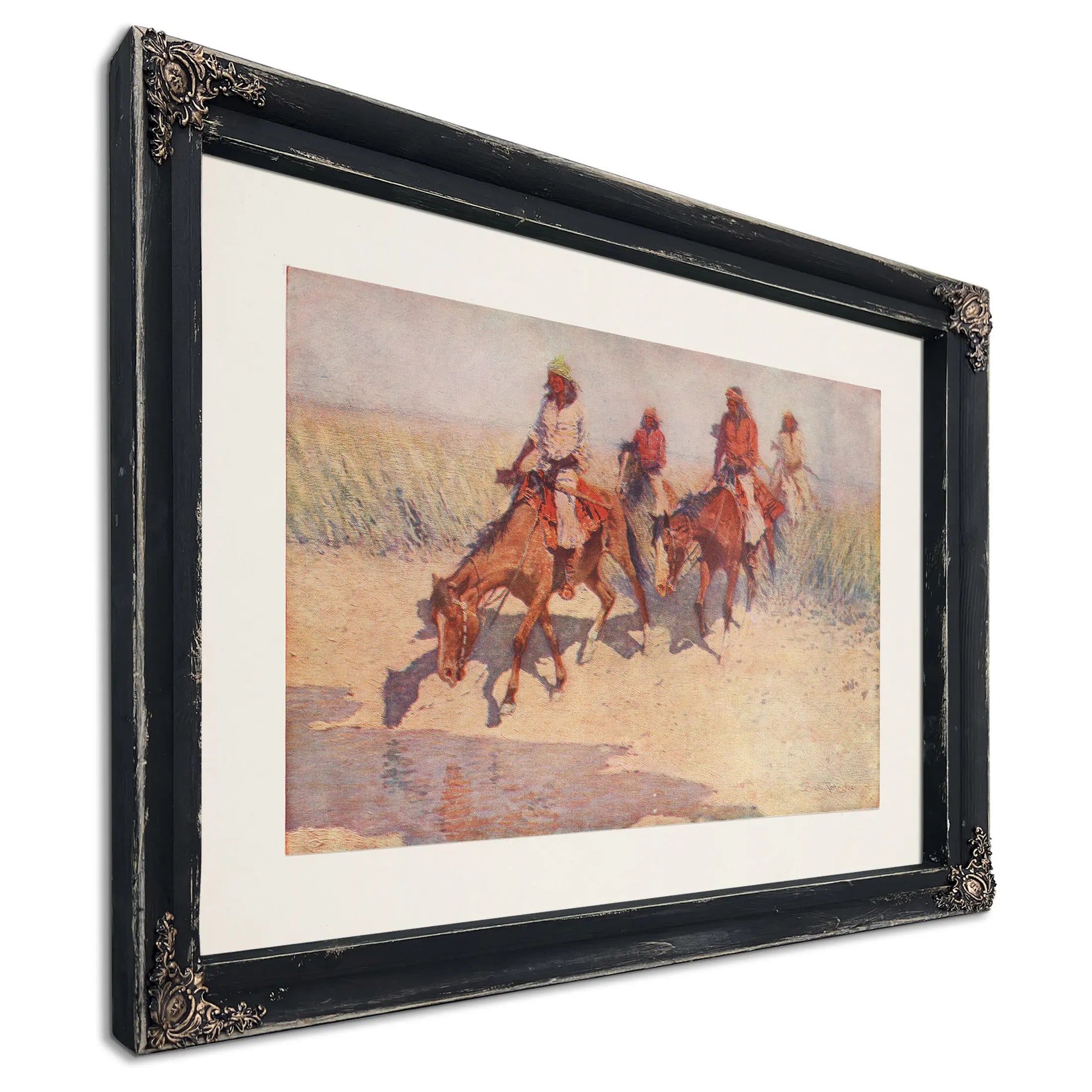 The Pool In The Desert by Frederic Remington