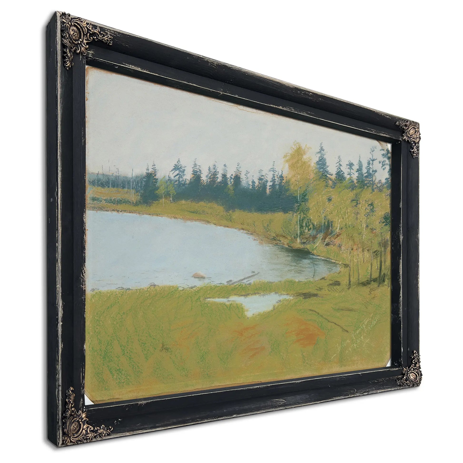 A Grey Day At Ralphs by Frederic Remington
