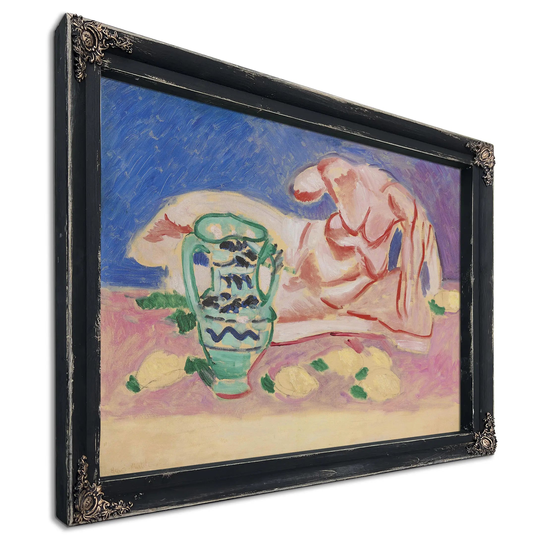 Le Crâne Et Vase Avec Fleurs (Skull And Vase With Flowers) by Henri Matisse