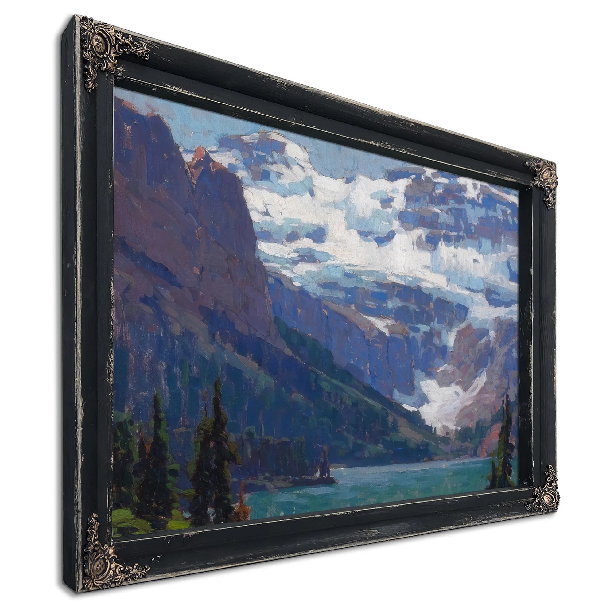 Victoria Glacier, Lake Louise By Edgar Payne Fine Art Print