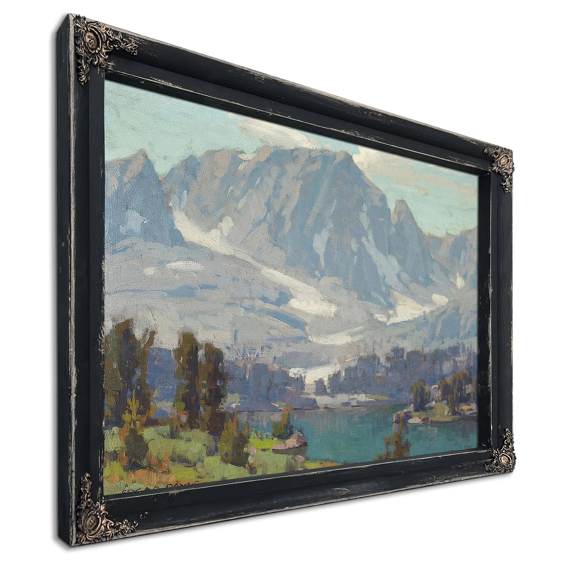 A High Sierra Lake By Edgar Payne Fine Art Print
