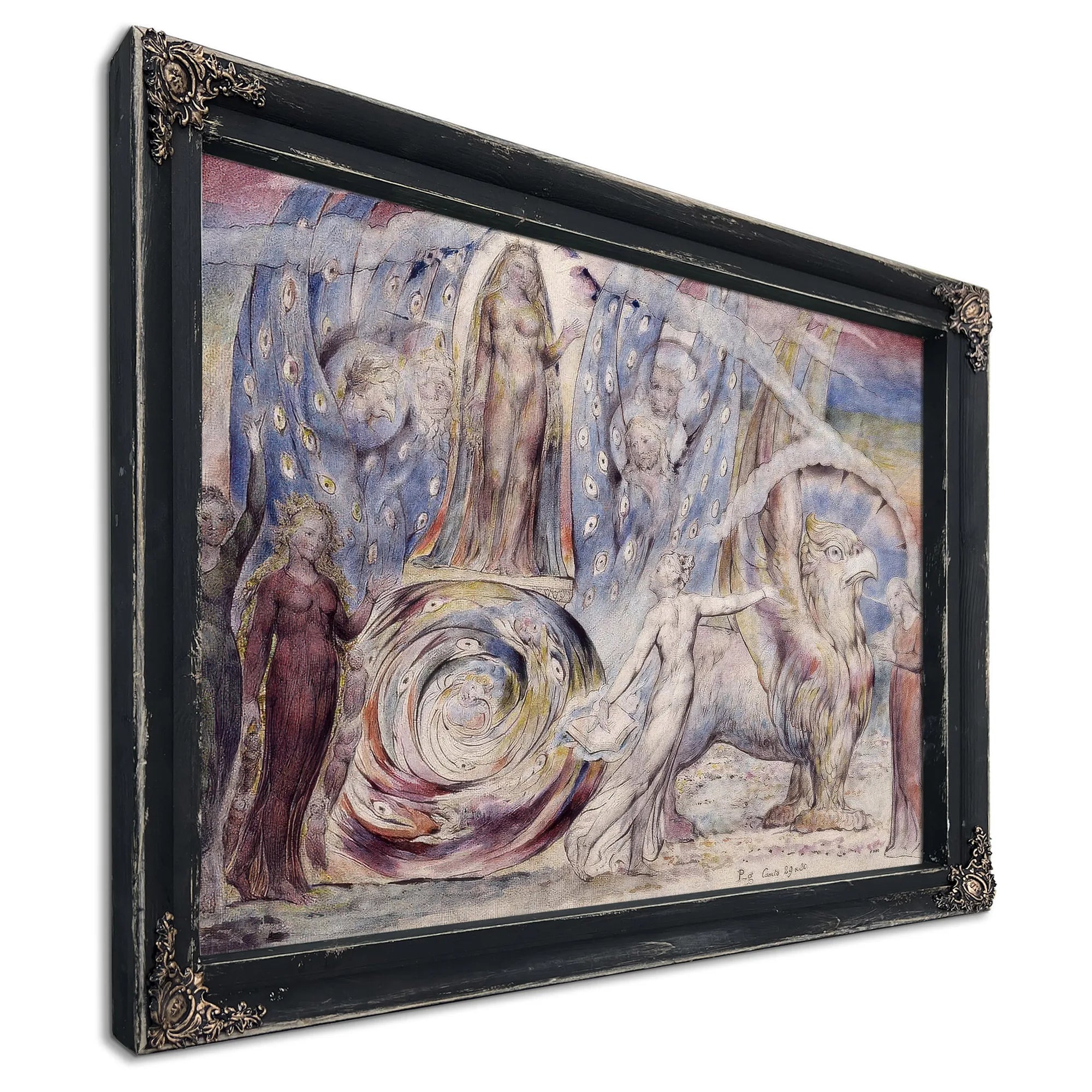 Beatrice Addressing Dante from the Car 1824-7 By William Blake Fine Art Print