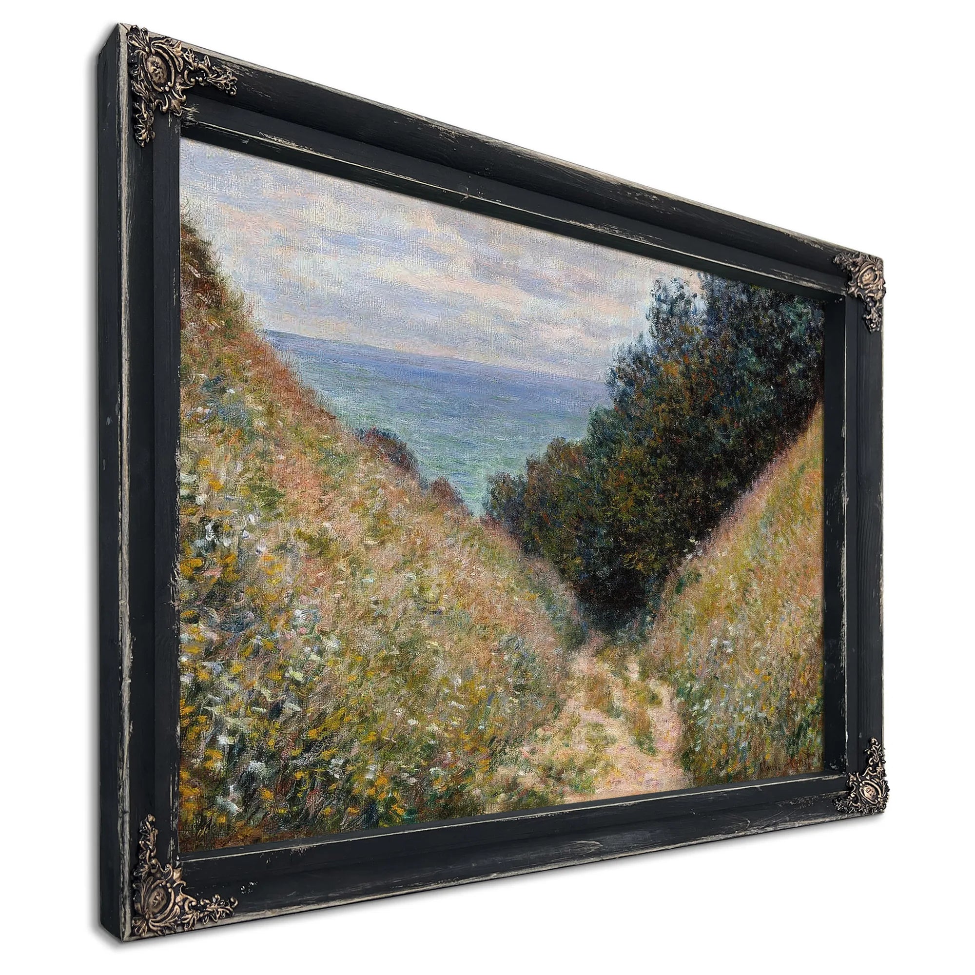 Road At La Cavee Pourville By Claude Monet Fine Art Print