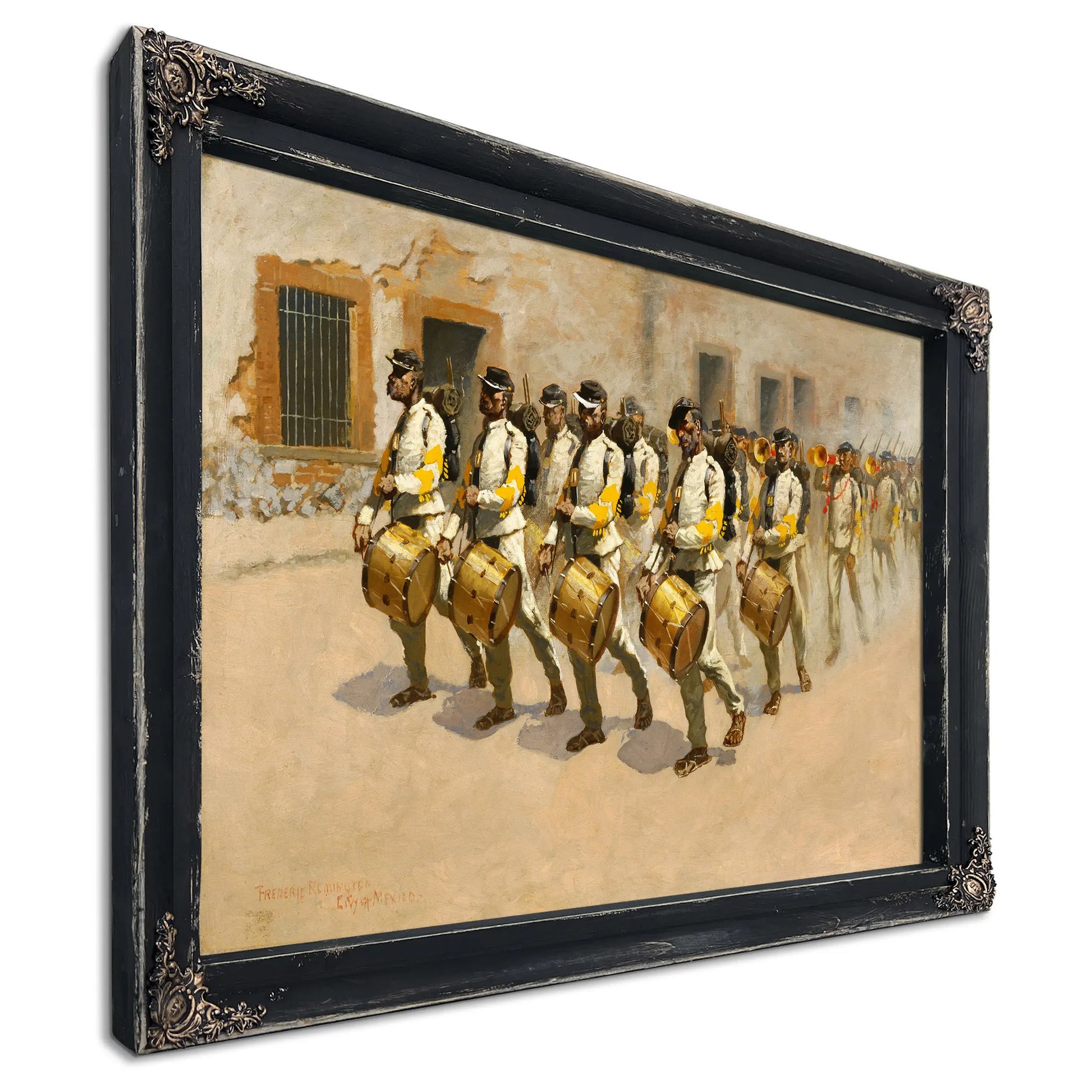 Drum Corps by Frederic Remington