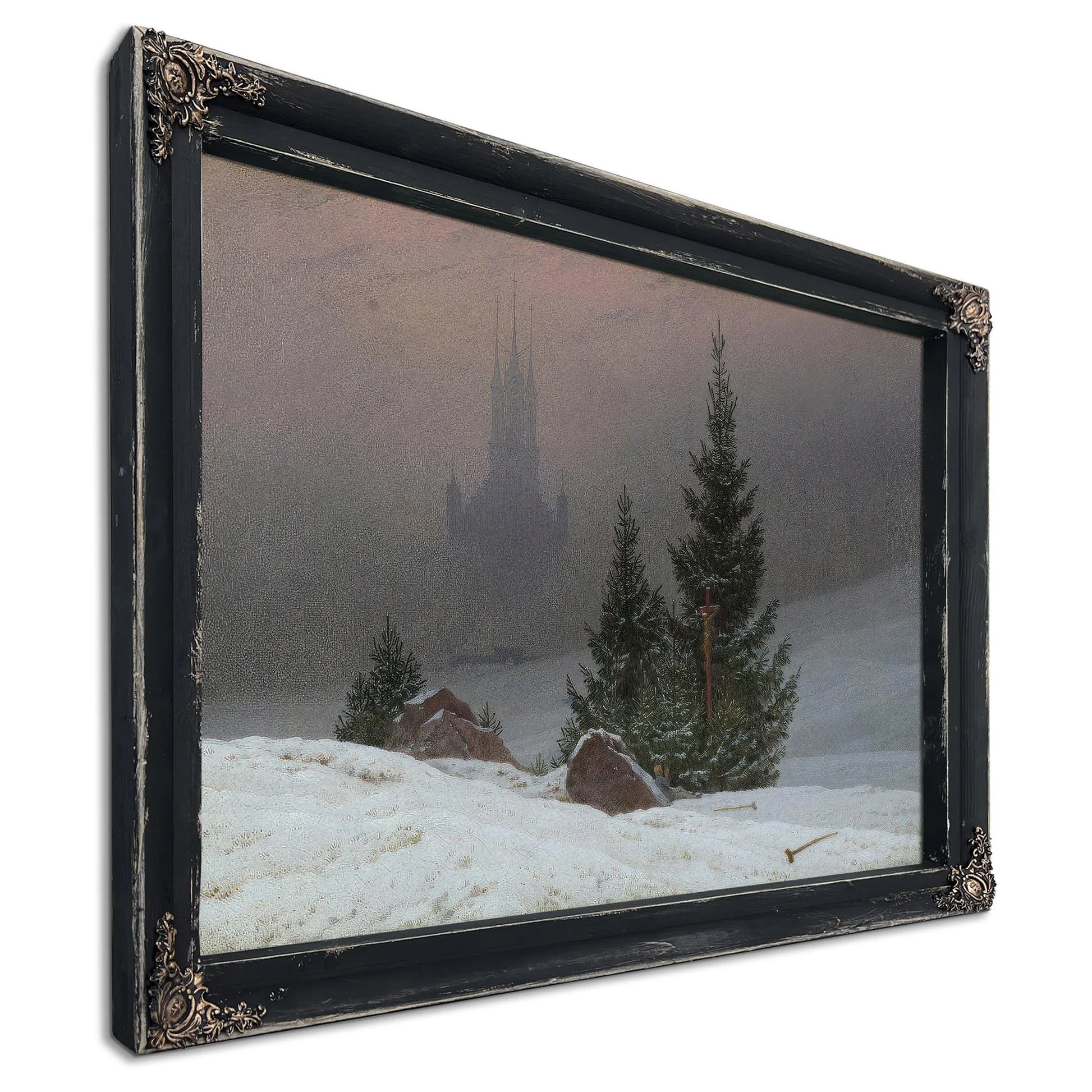 Winter Landscape 1811 By Caspar David Friedrich Fine Art Print