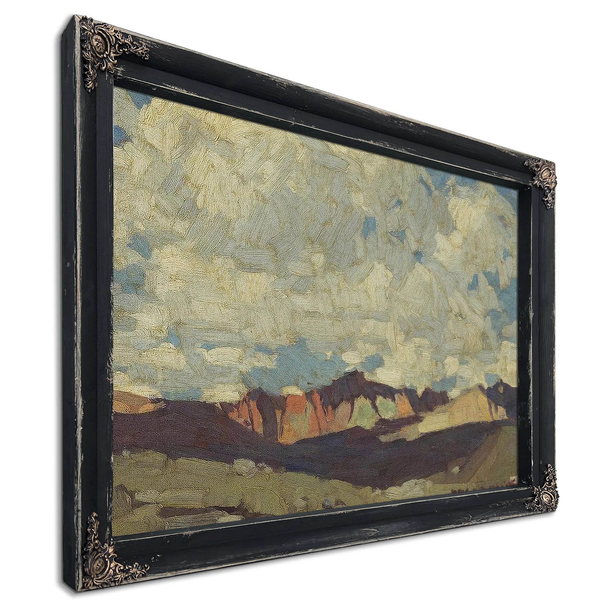 Clouds Above Cliffs By Edgar Payne Fine Art Print