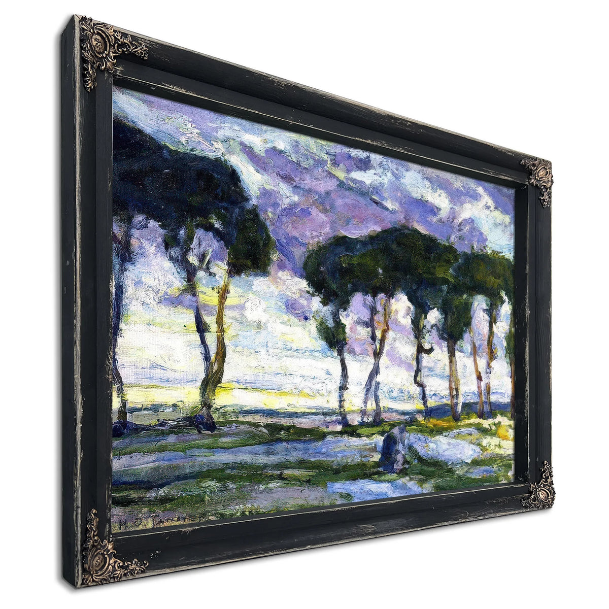 Landscape With Irises By Henry Ossawa Tanner Fine Art Print