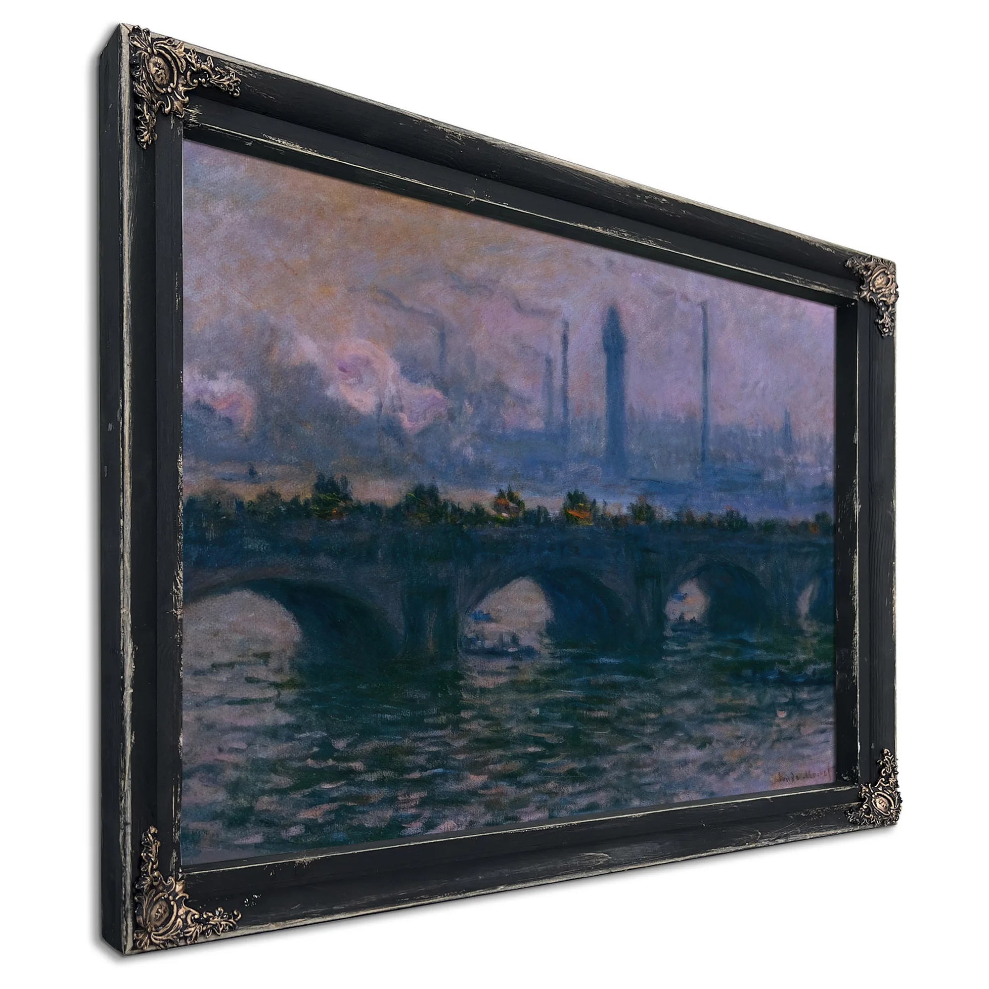 Waterloo Bridge By Claude Monet Fine Art Print