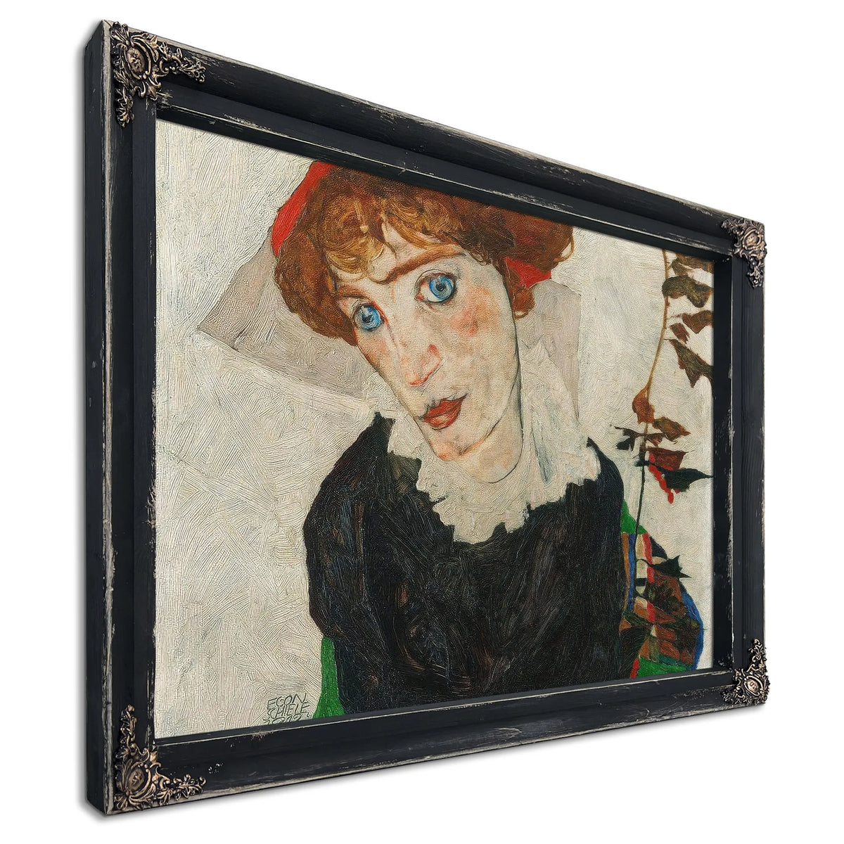 Egon Schiele Portrait Of Wally Neuzil 1912 By Egon Schiele Fine Art Print