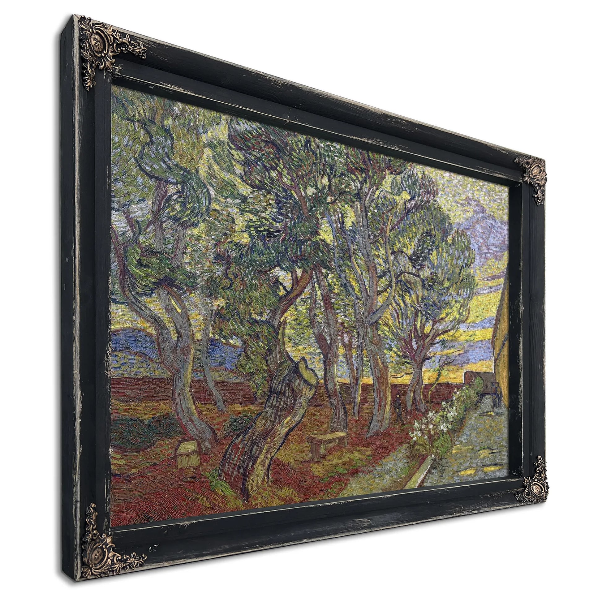 The Garden Of Saint Paul's Hospital 2 By Vincent Van Gogh Fine Art Print