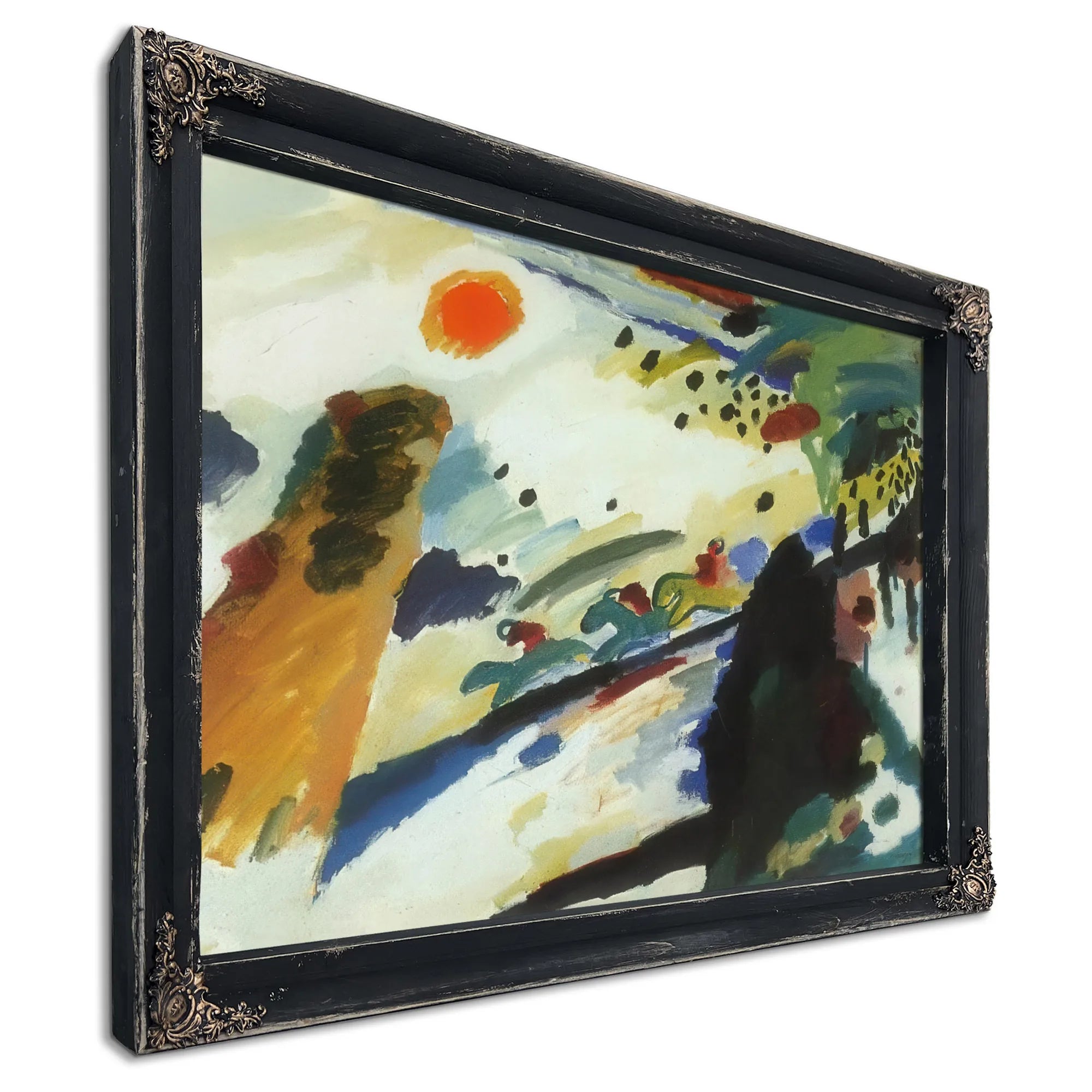 Romantic Landscape 1911 By Wassily Kandinsky Fine Art Print