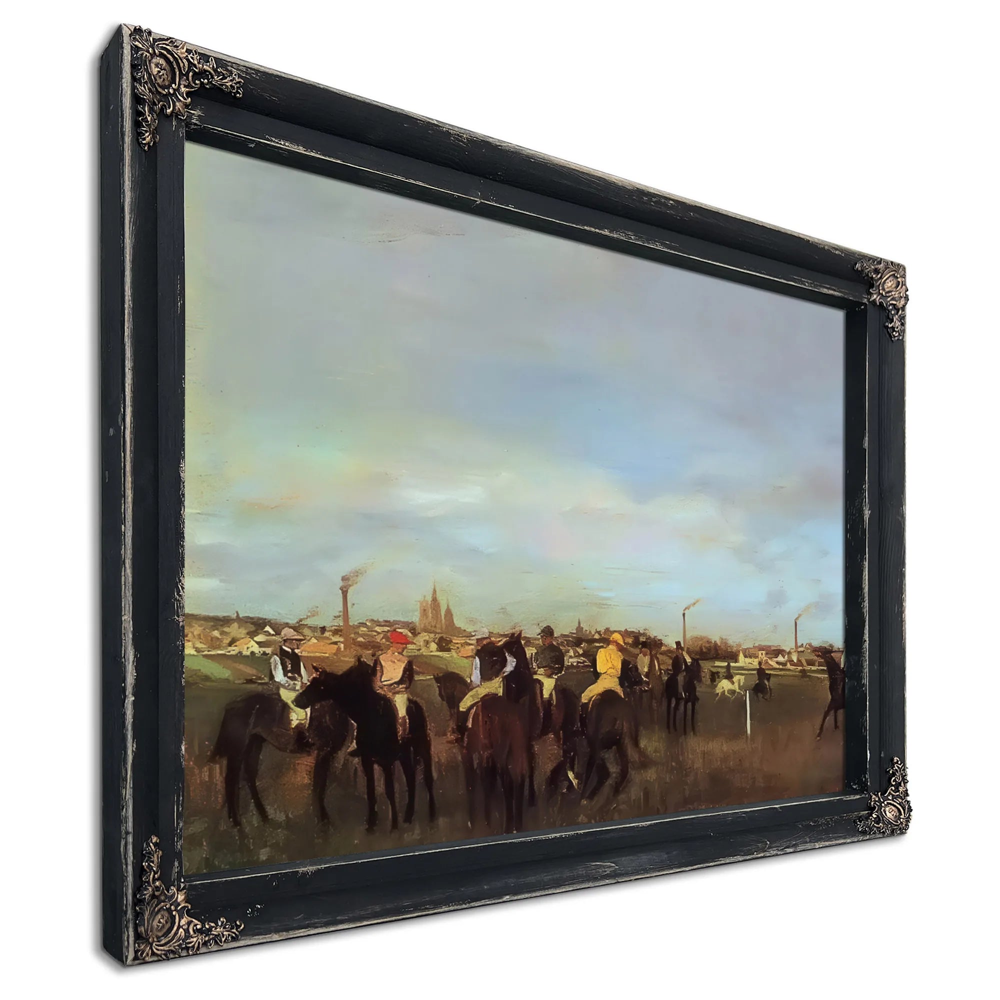 The Races Before The Stsrt By Edgar Degas Fine Art Print