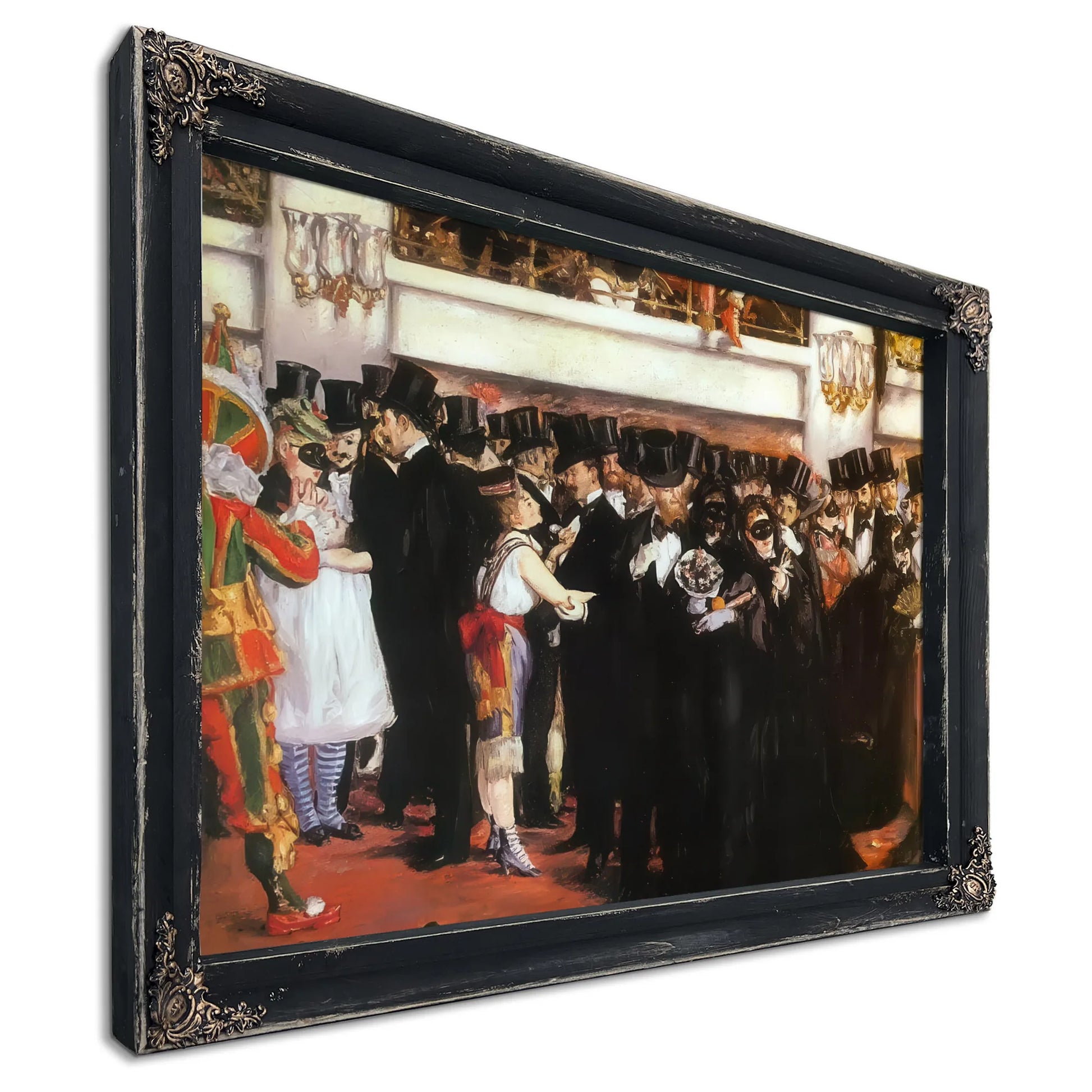The Masked Ball At The Opera By Edouard Manet Fine Art Print