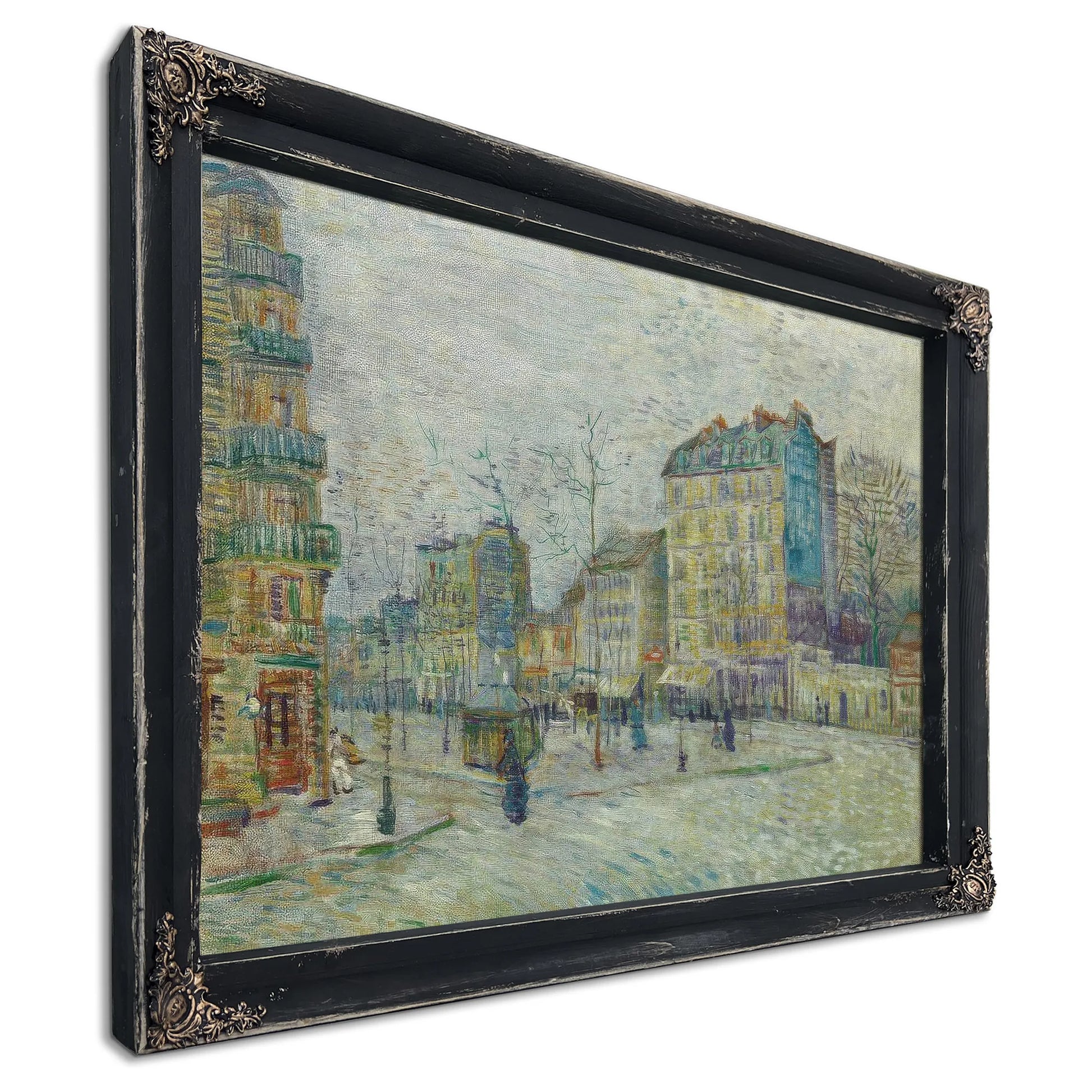 The Boulevard De Clichy Paris (El Bulevar De Clichy Paris) By Vincent Van Gogh Fine Art Print