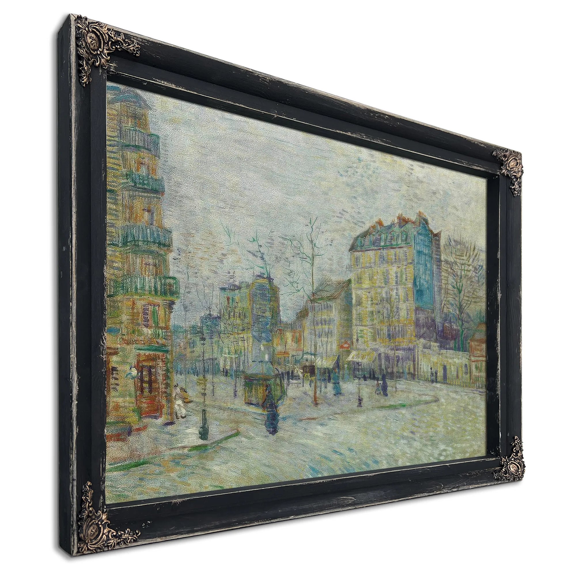 The Boulevard De Clichy Paris (El Bulevar De Clichy Paris) By Vincent Van Gogh Fine Art Print