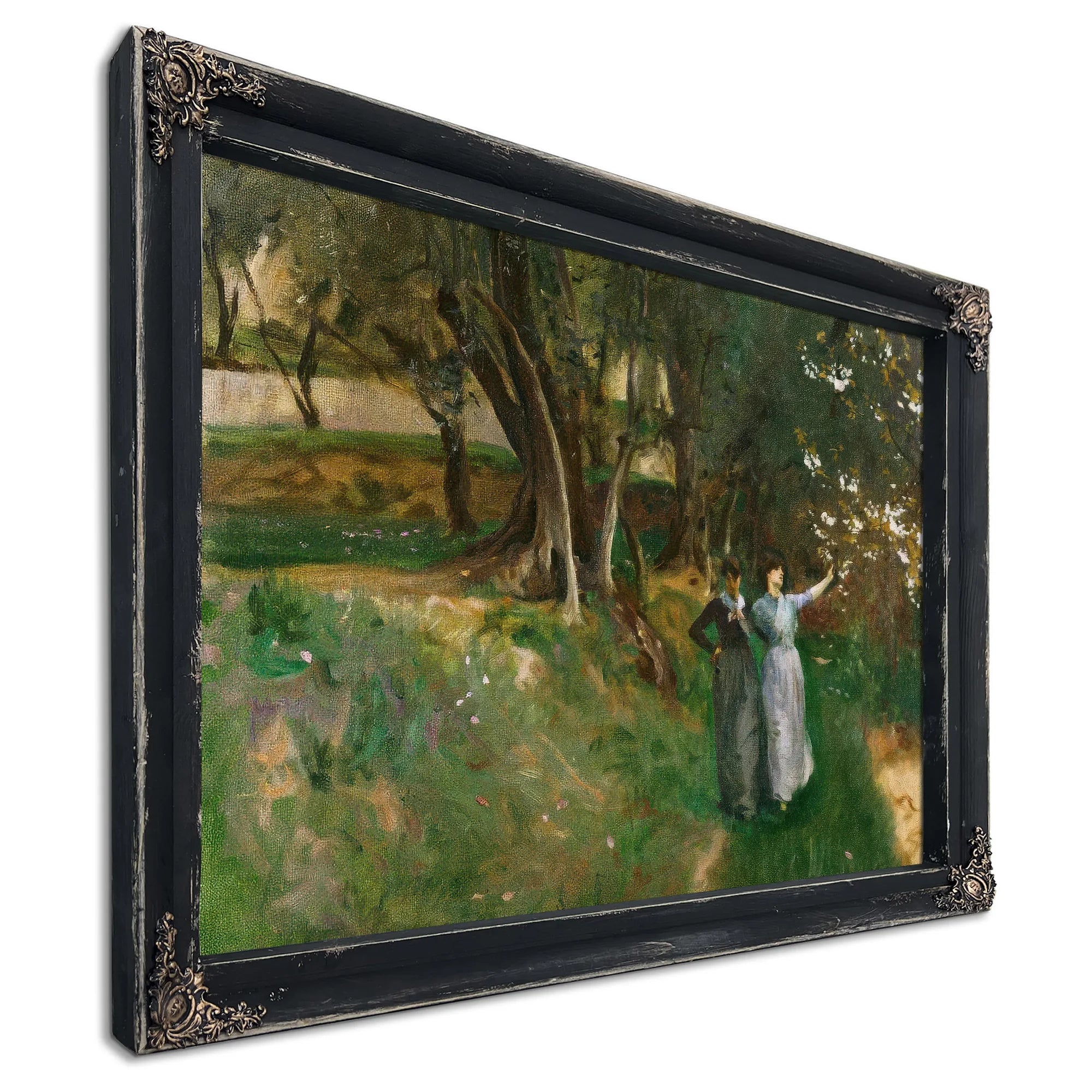 Landscape With Women In The Foreground By John Singer Sargent Fine Art Print