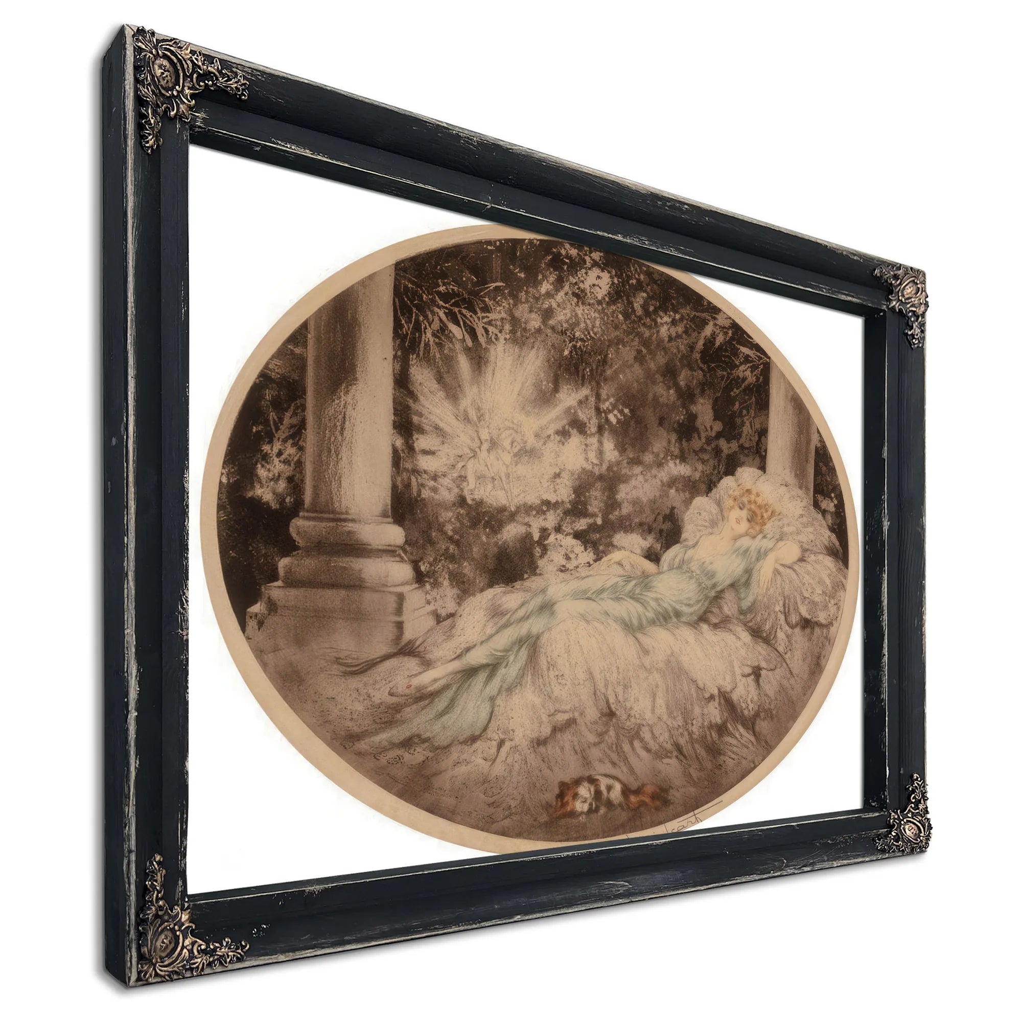 Sleeping Beauty 1927 By Louis Icart Fine Art Print