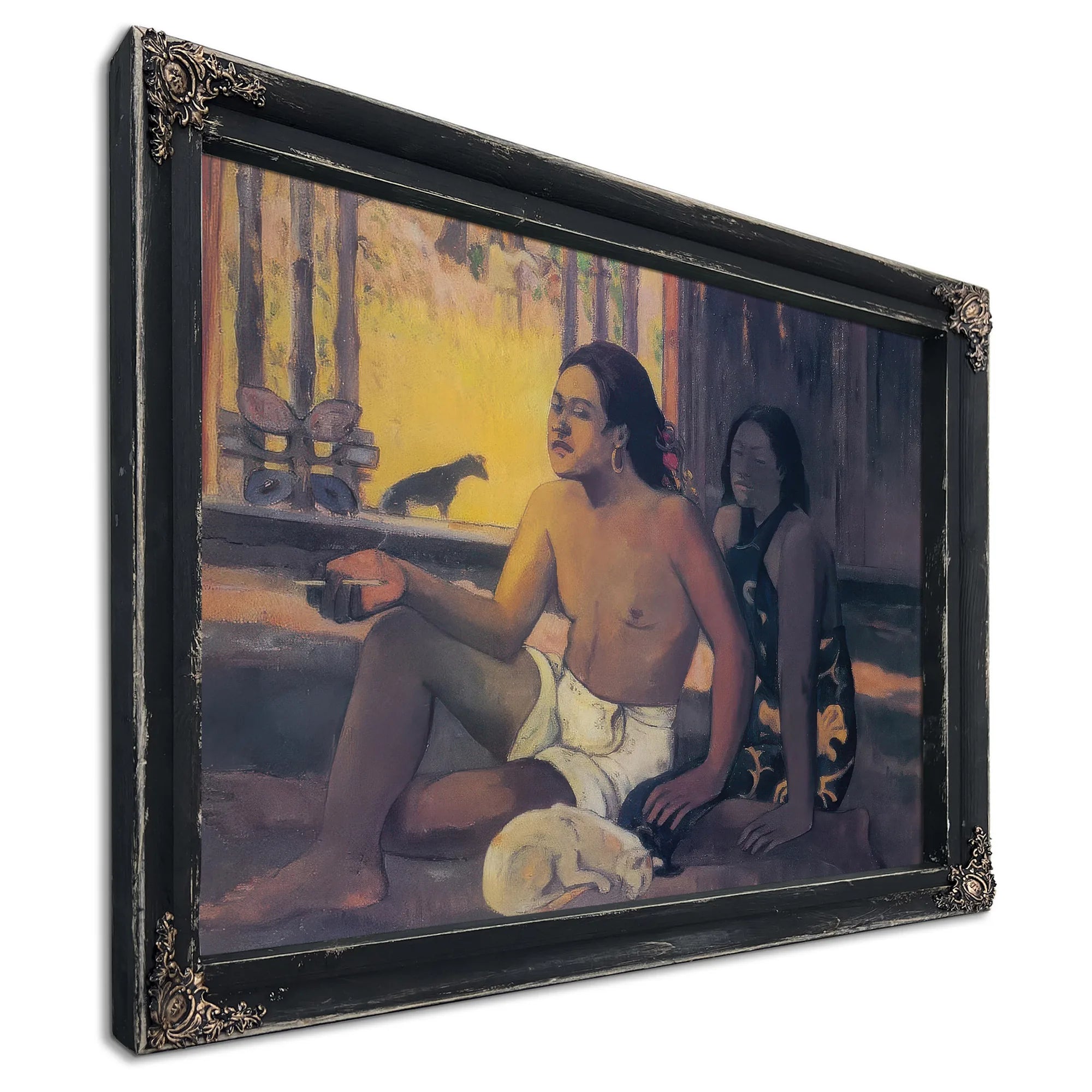 Eiaha Ohipa ( Tahitians In A Room) By Paul Gauguin Fine Art Print