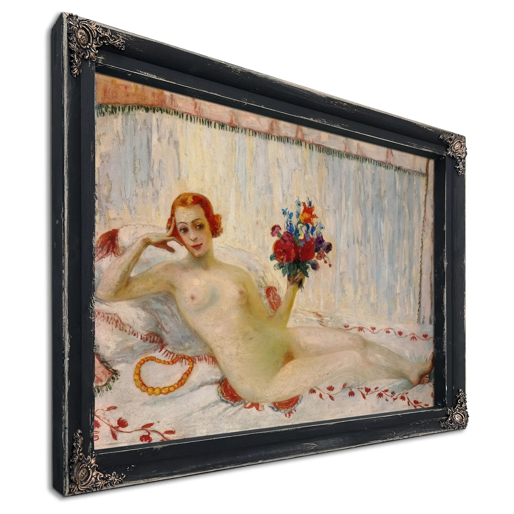 A Model By Florine Stettheimer Fine Art Print