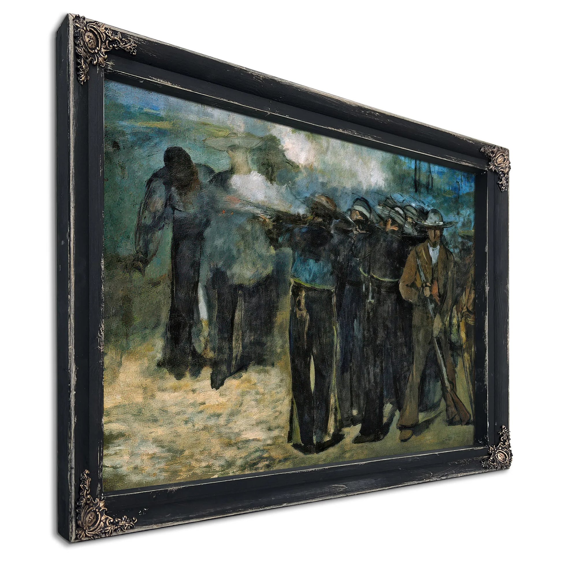 Execution Of The Emperor Maximilian By Edouard Manet Fine Art Print