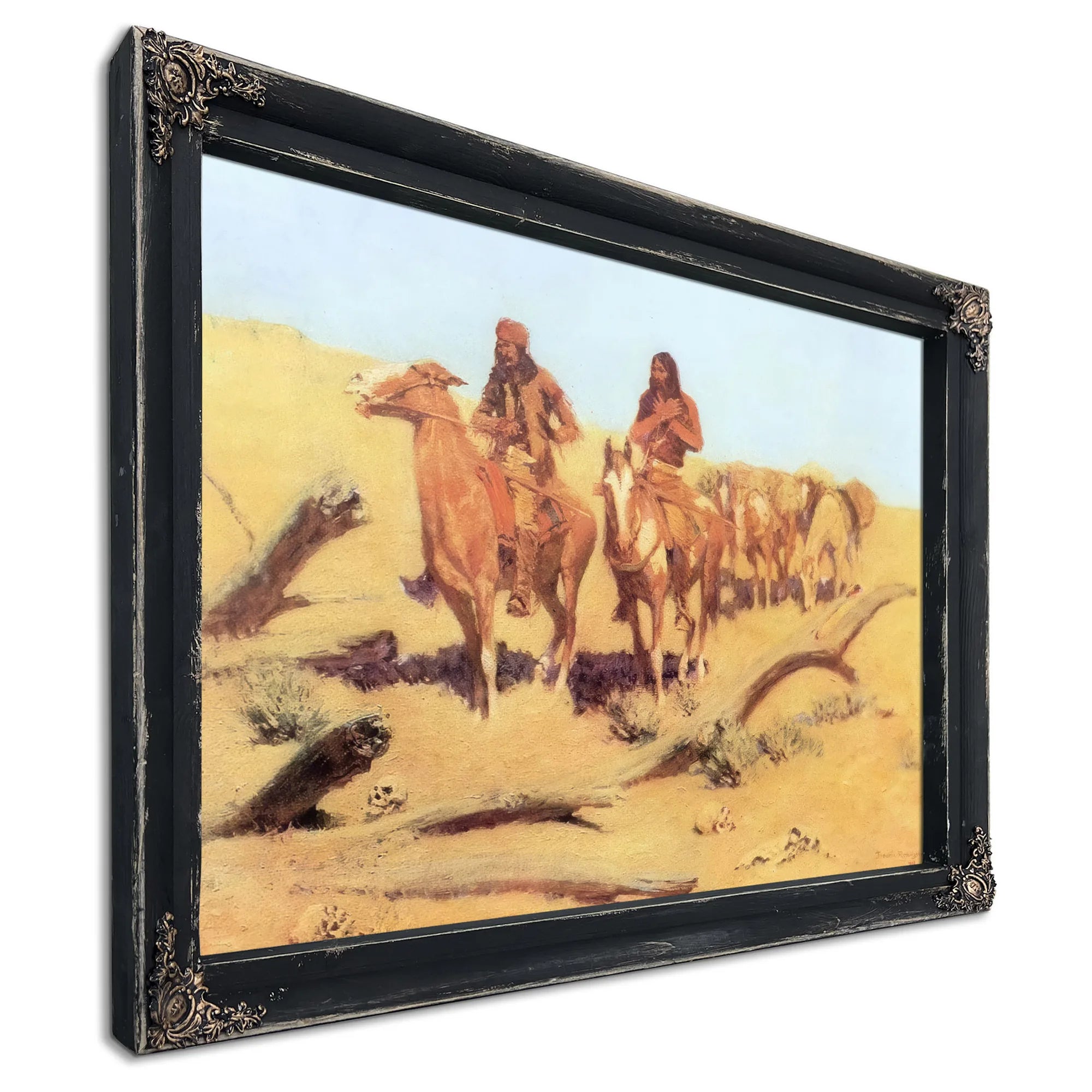 The Dead Men Aka The Discovery By Frederic Remington Fine Art Print