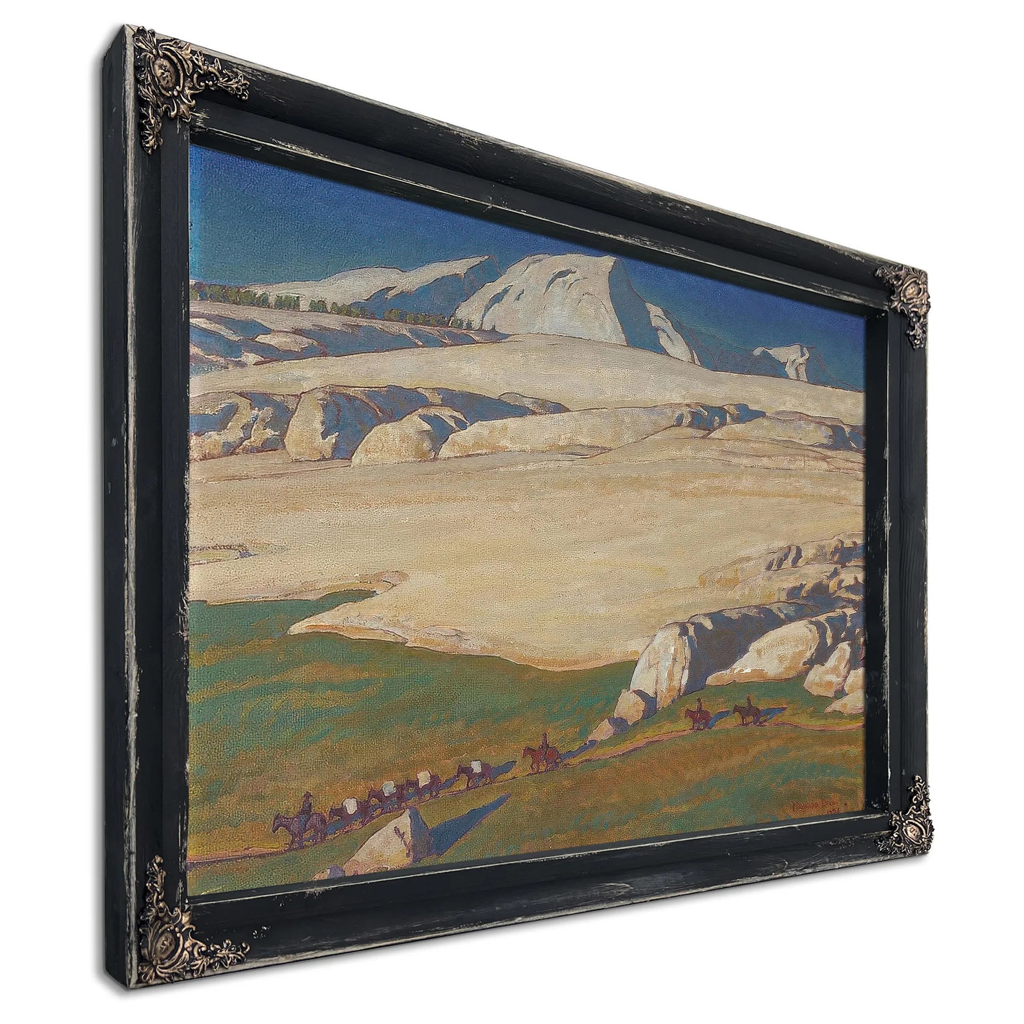 Moraine And Meadow Sierra Nevada Inyo County California 1924 By Maynard Dixon Fine Art Print