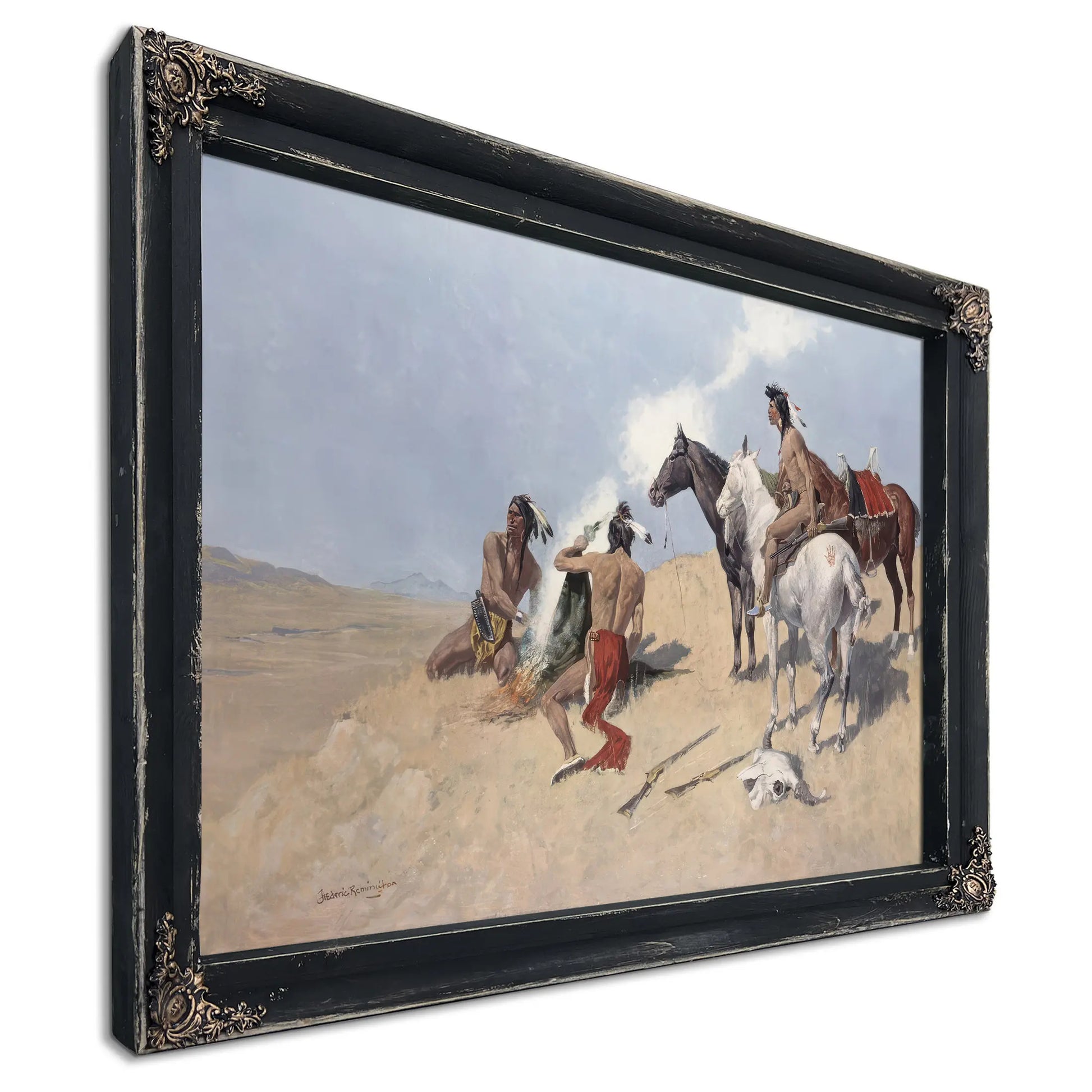 Frederic Remingtonthe Smoke Signal Pubc  by Frederic Remington