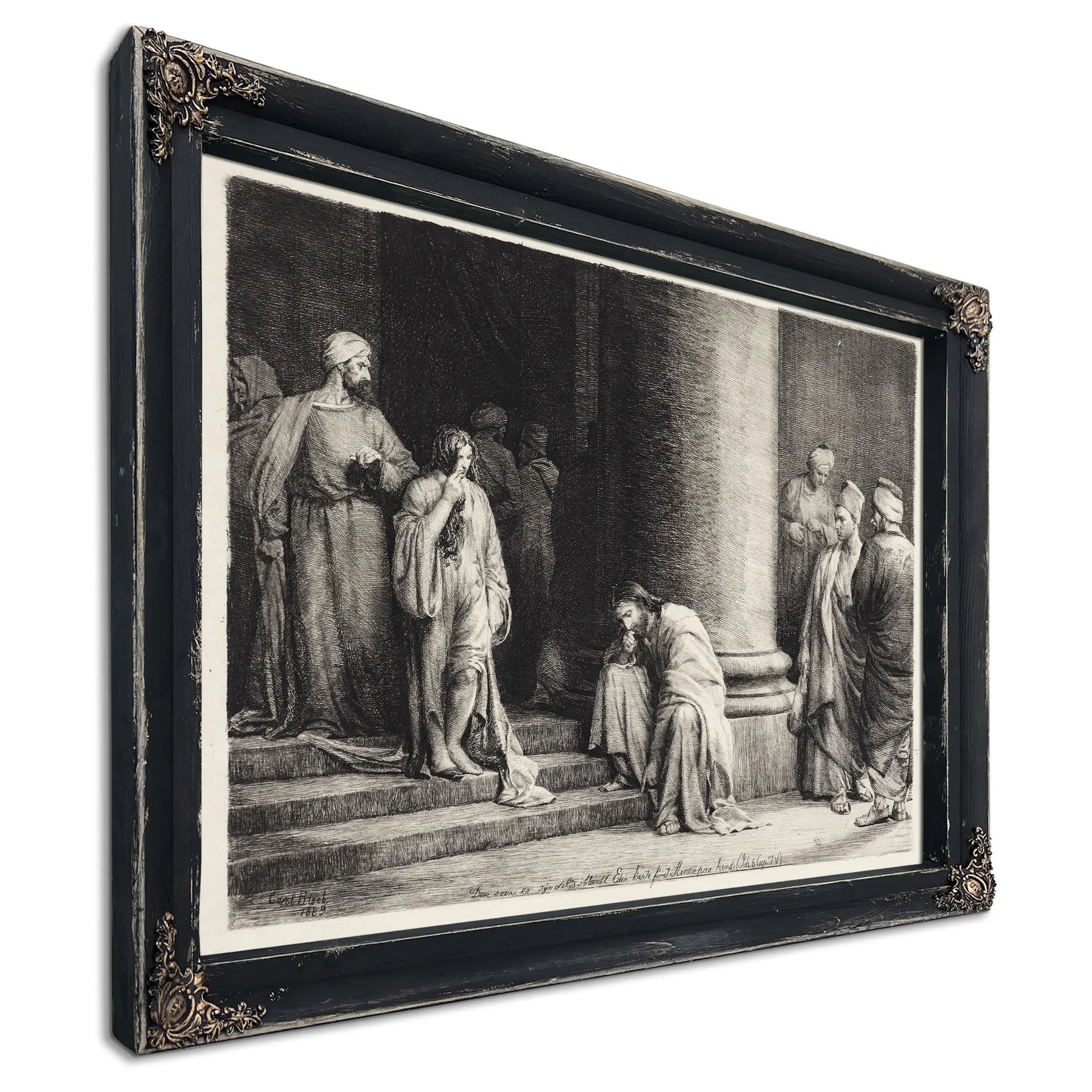Kristus Og Synderinden by Carl Bloch