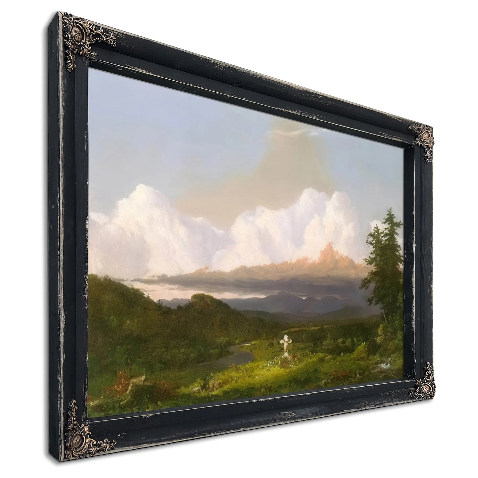To The Memory Of Cole By Frederic Edwin Church Fine Art Print