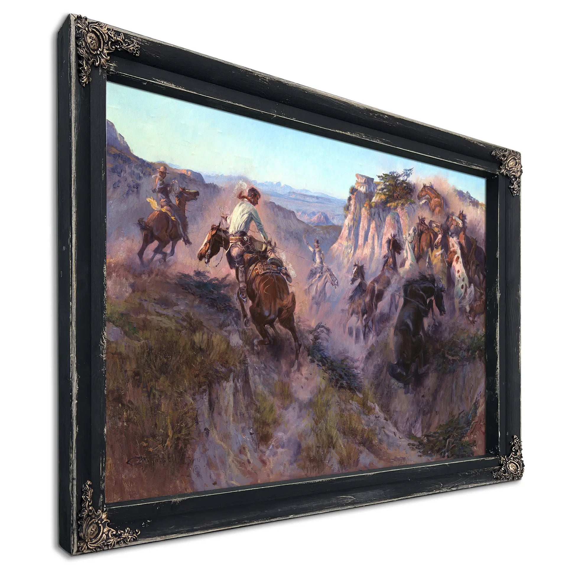 Wild Horse Hunters by Charles Marion Russell