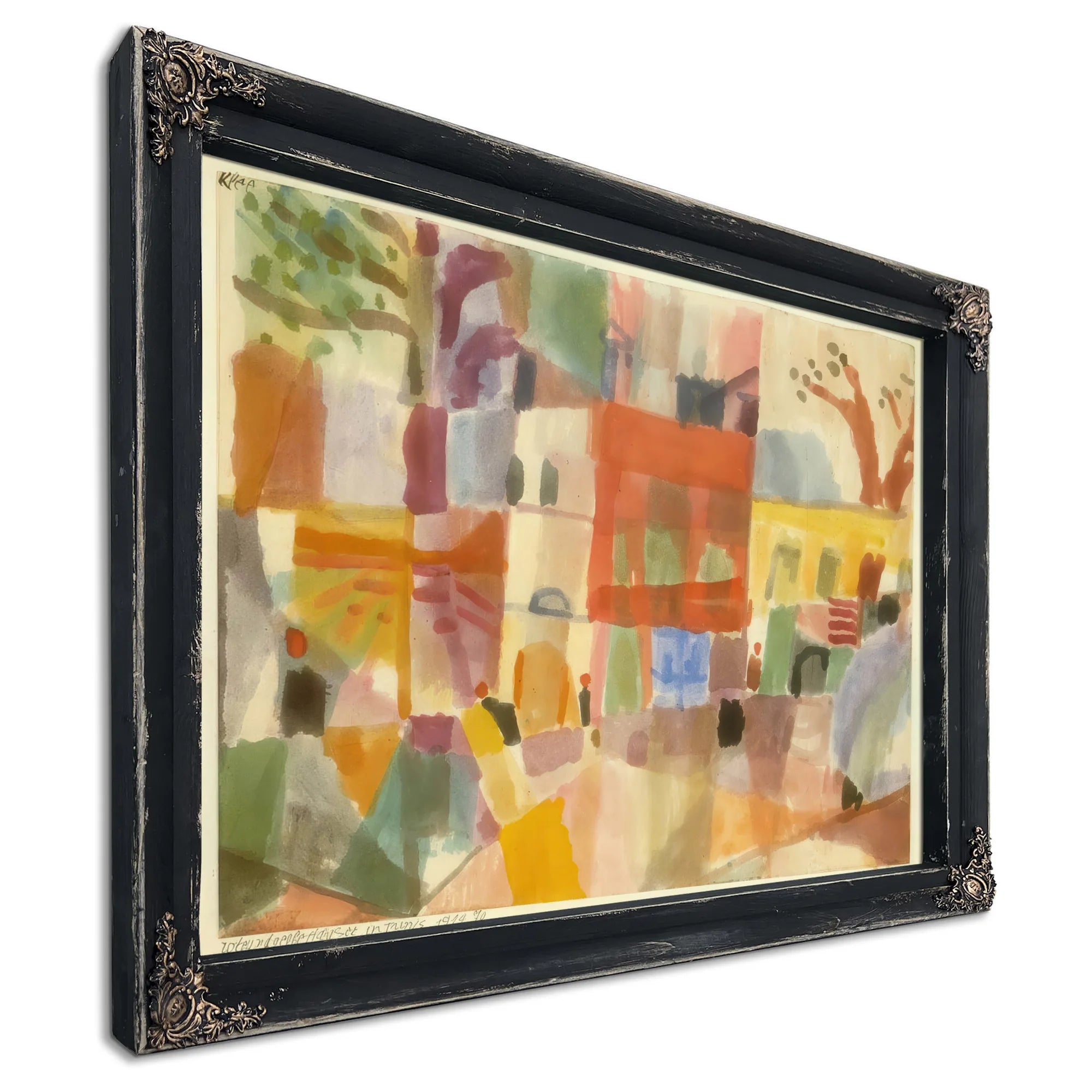 Red And Yellow House In Tunis 1914 70 By Paul Klee Fine Art Print