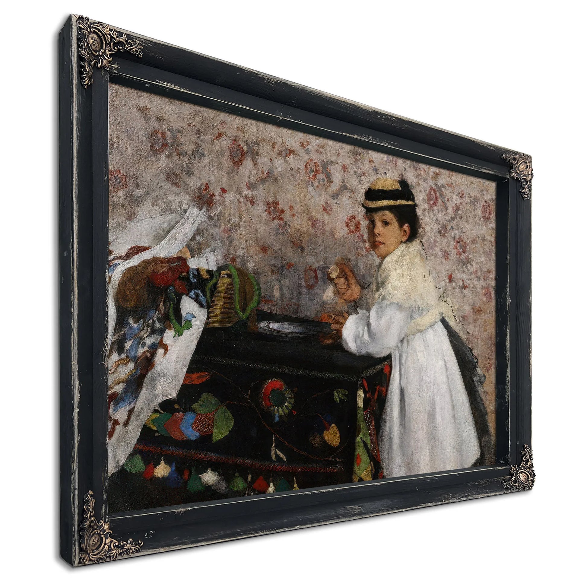 Portrait Of Mlle Hortense Valpincon 1871 By Edgar Degas Fine Art Print
