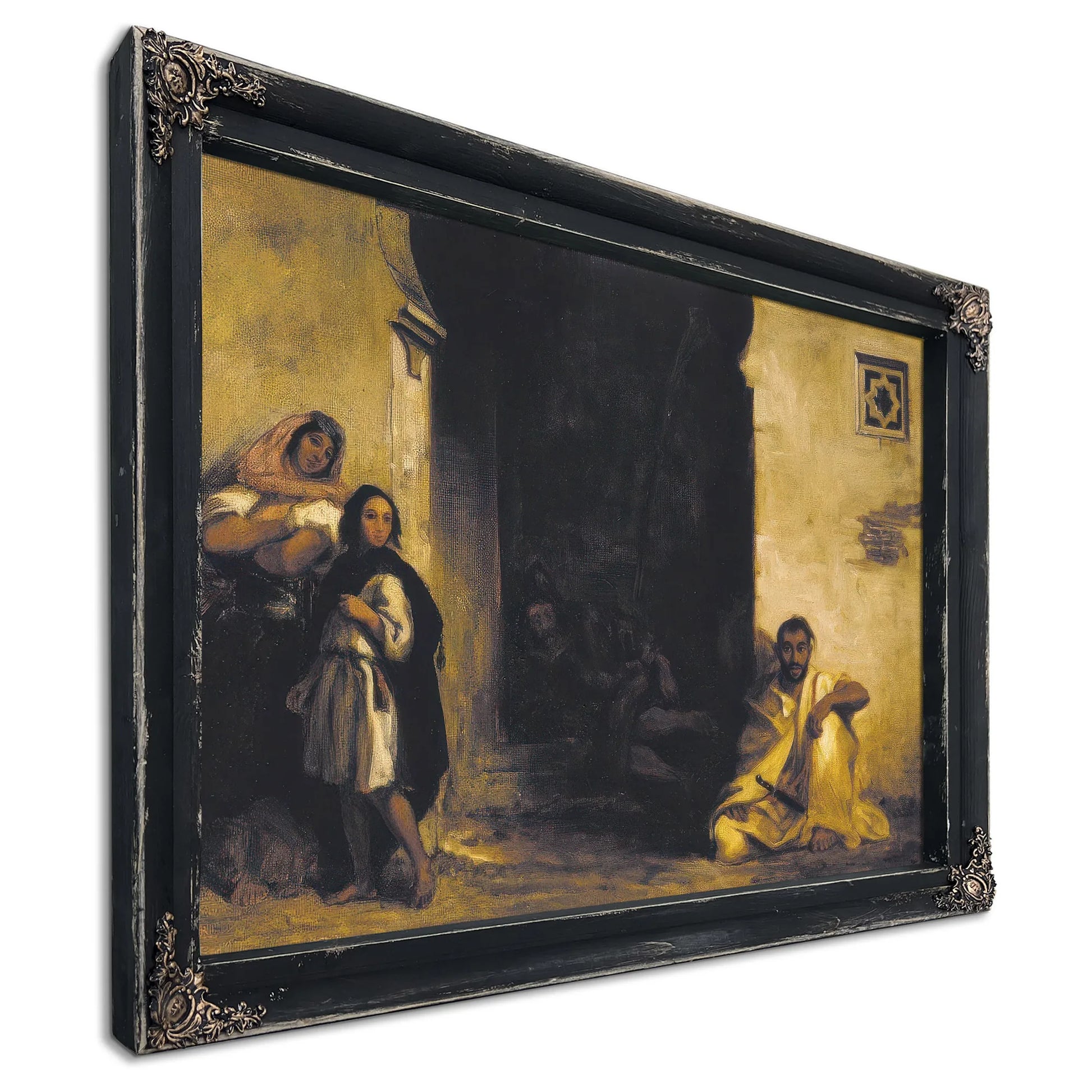 Street In Meknes By Eugene Delacroix Fine Art Print
