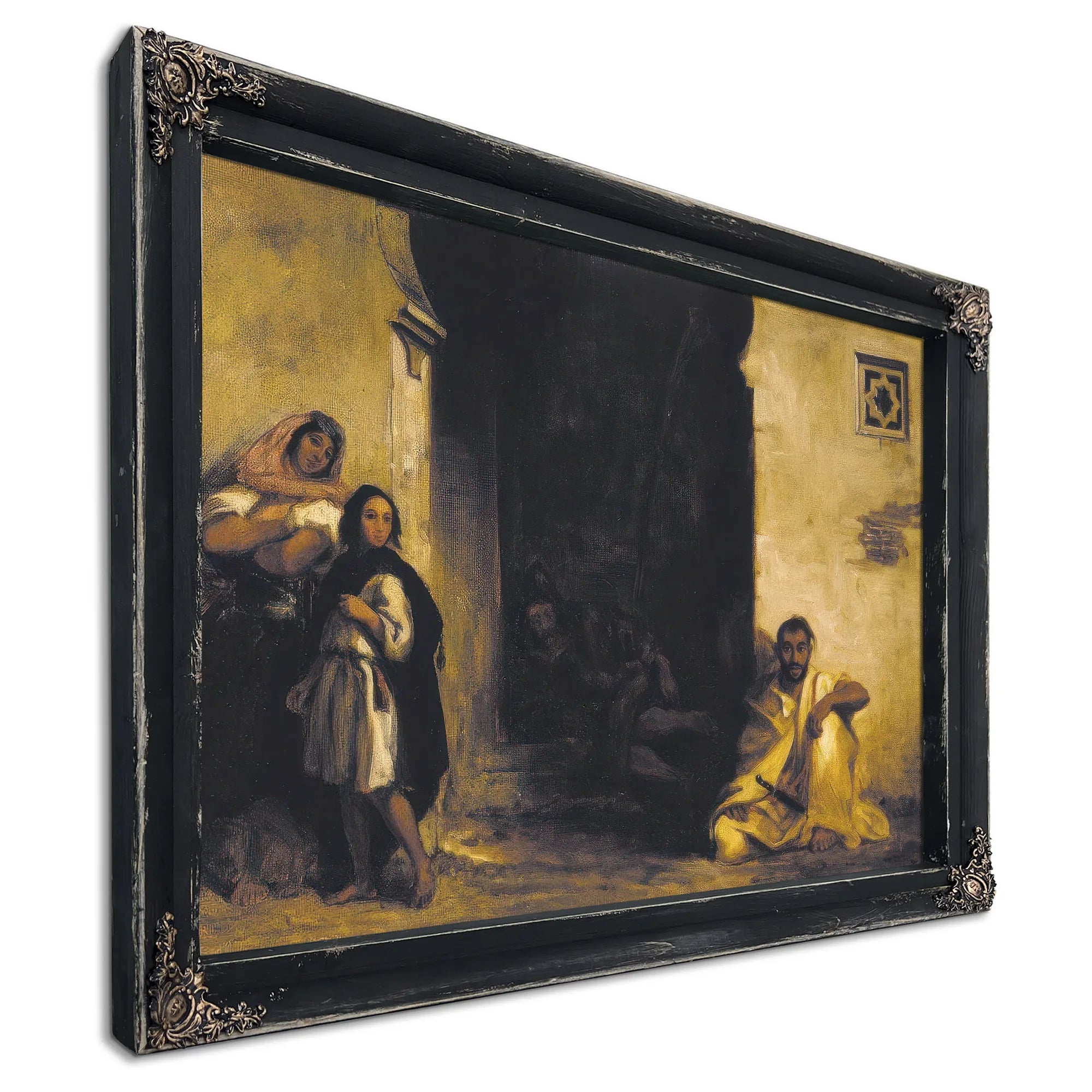 Street In Meknes By Eugene Delacroix Fine Art Print