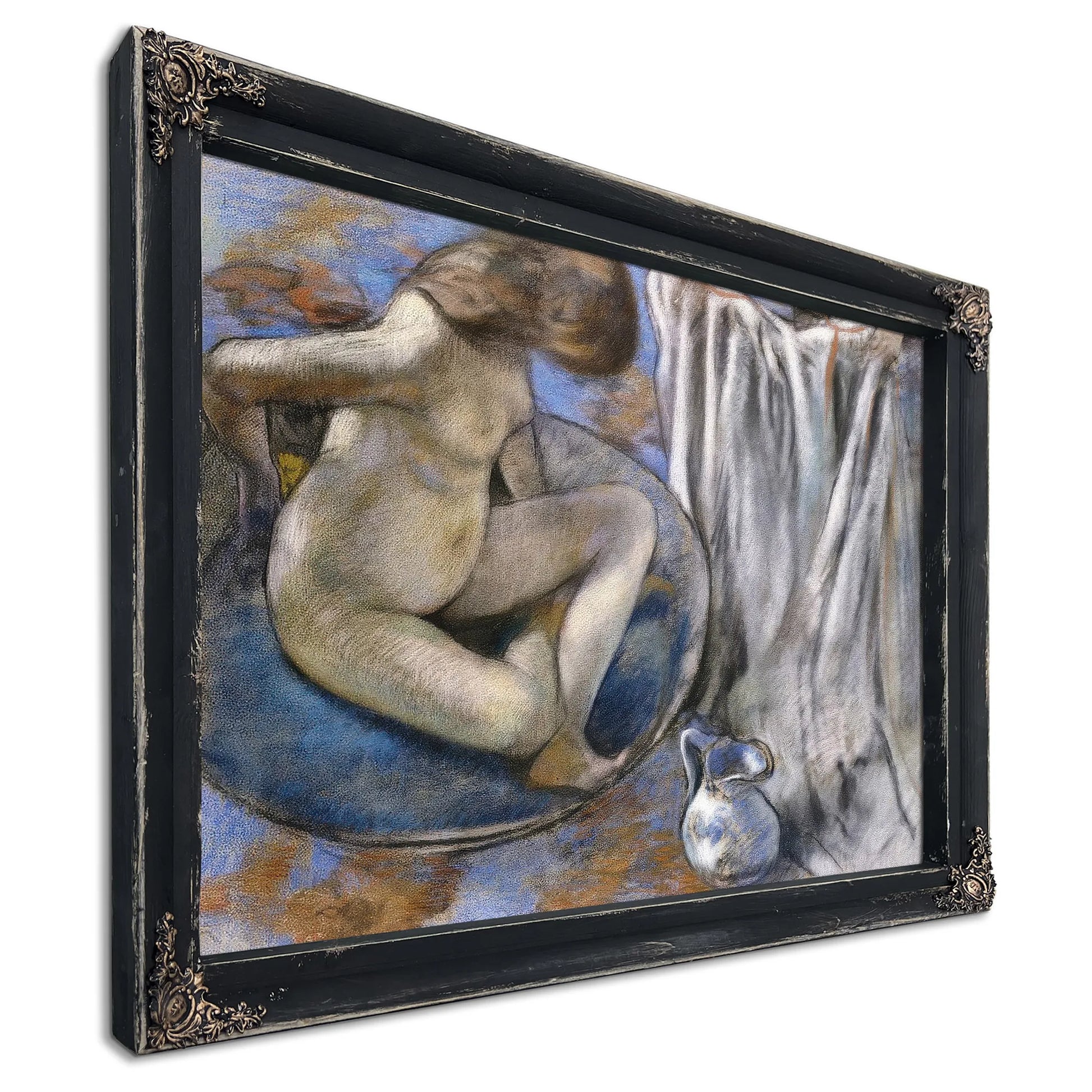 Woman In The Tub By Edgar Degas Fine Art Print