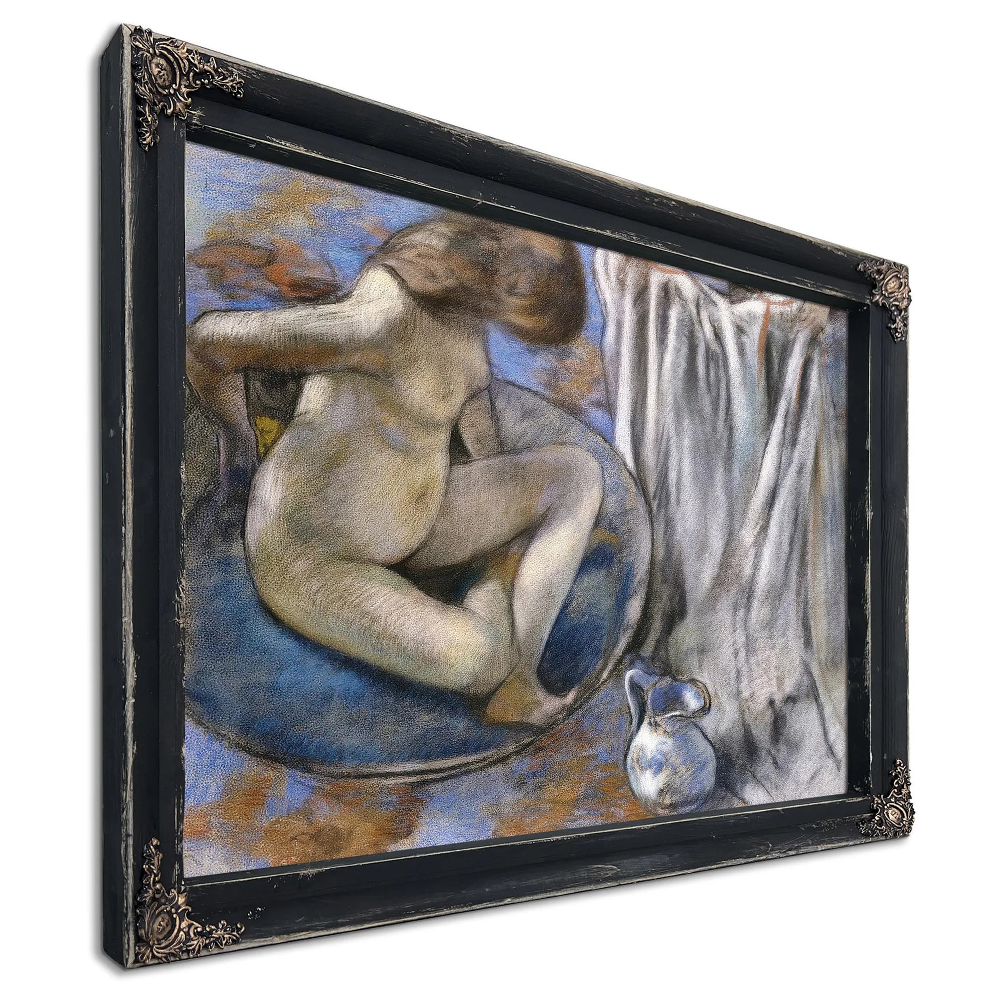 Woman In The Tub By Edgar Degas Fine Art Print
