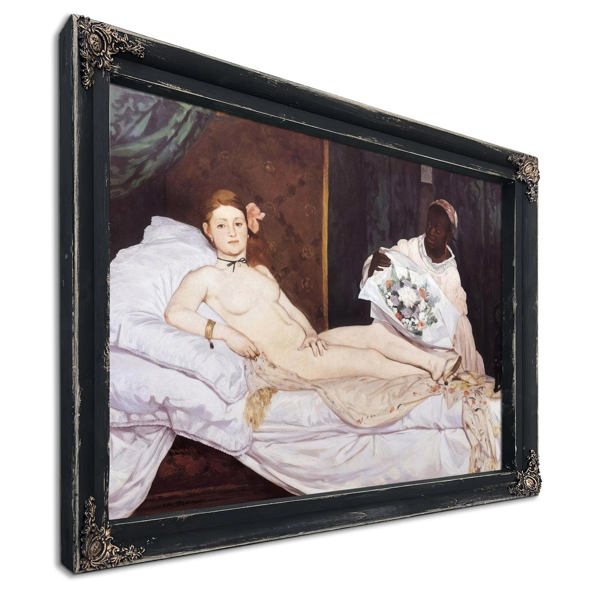 Olympia 1863 By Edouard Manet Fine Art Print