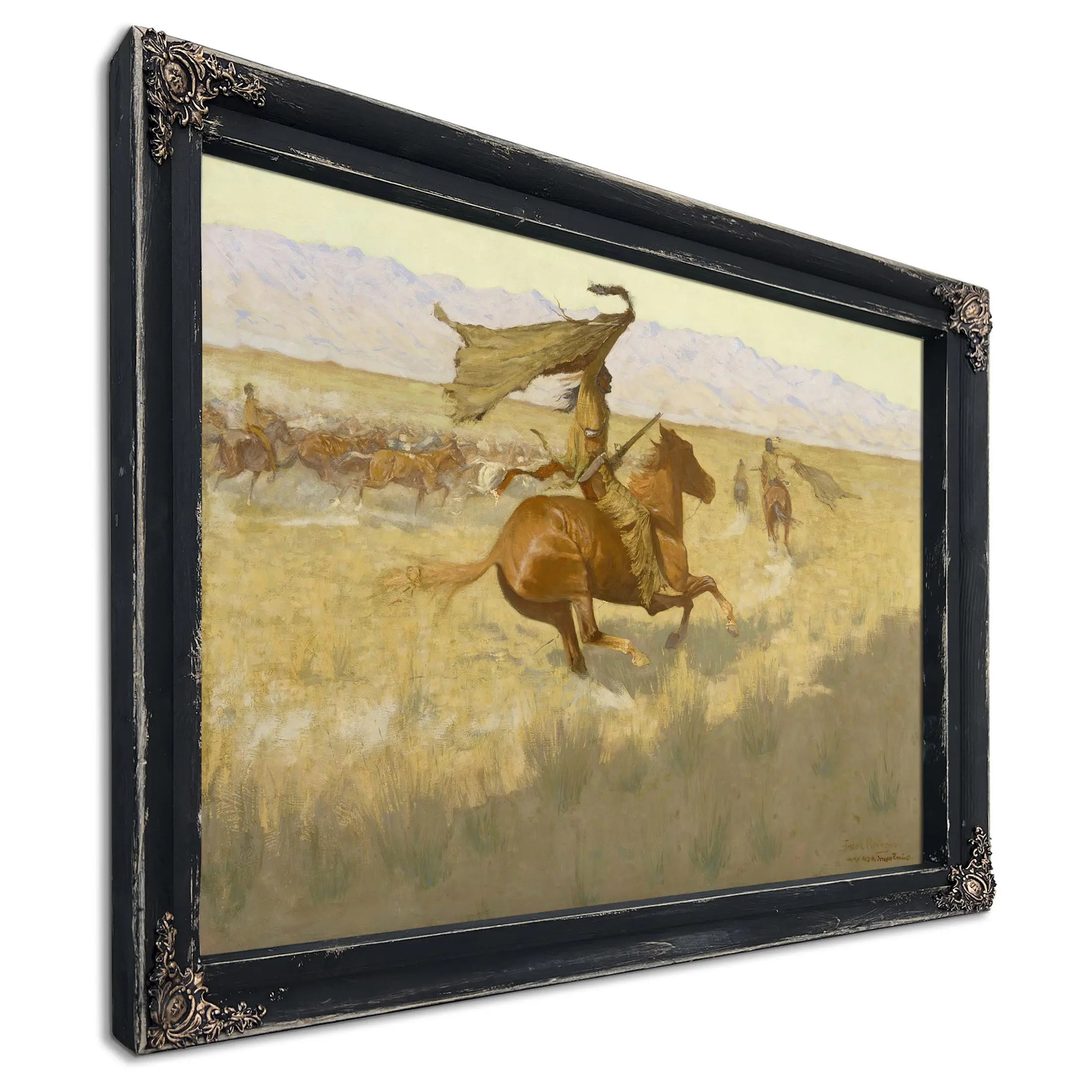 Change Of Ownership The Stampede Horse Thieves by Frederic Remington