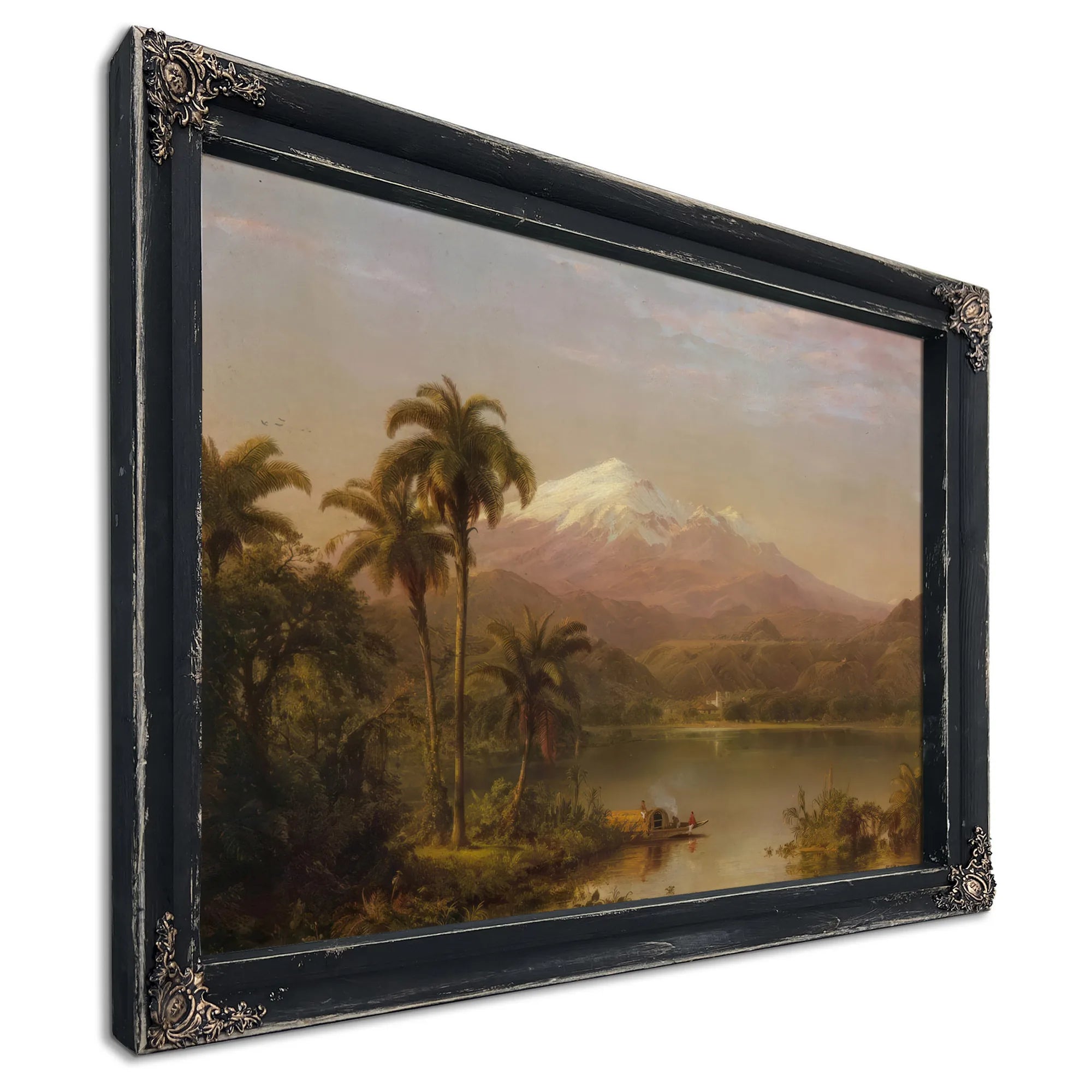 Tacama Palms By Frederic Edwin Church Fine Art Print