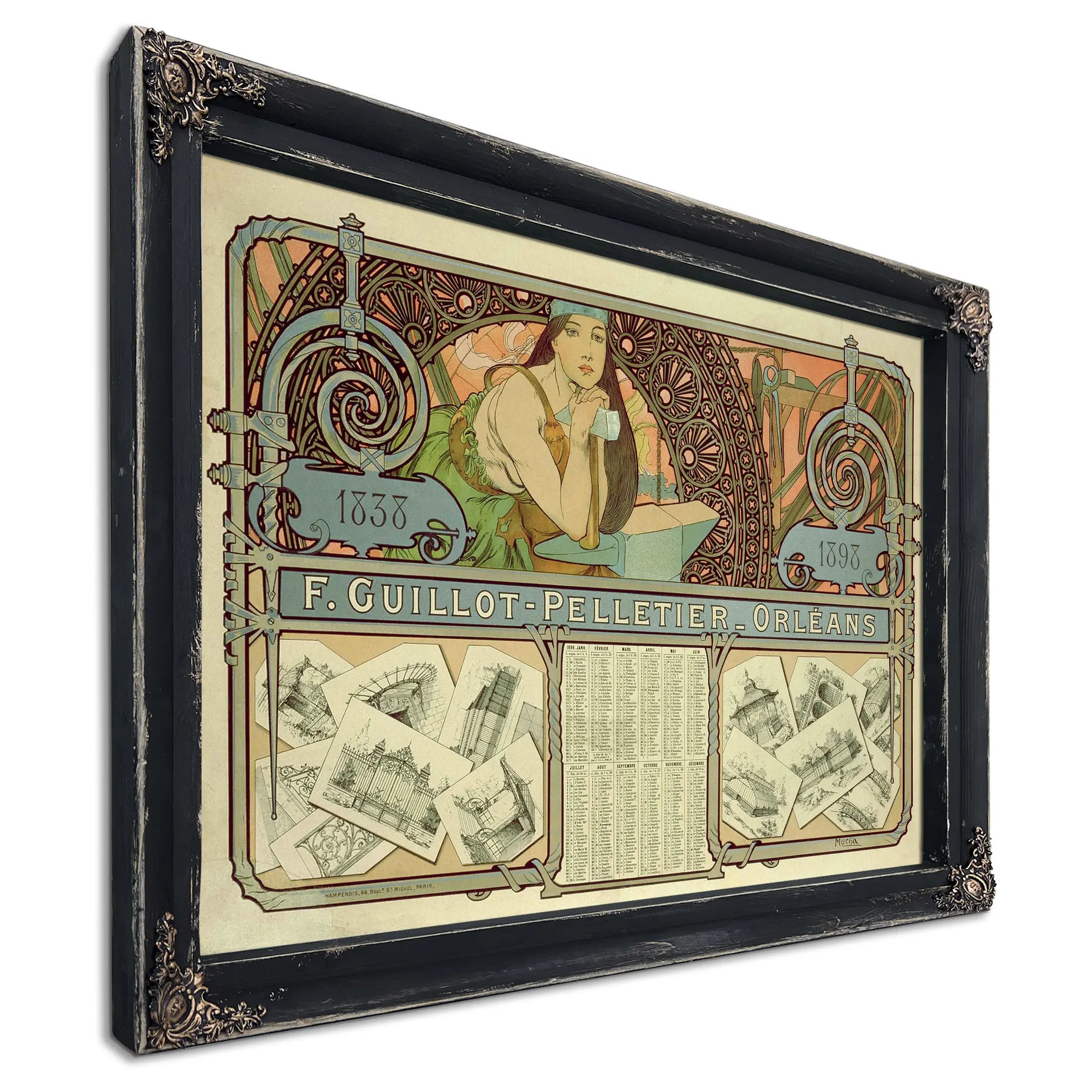 F Guillot Pelletier Orleans 18381898 by Alphonse Mucha