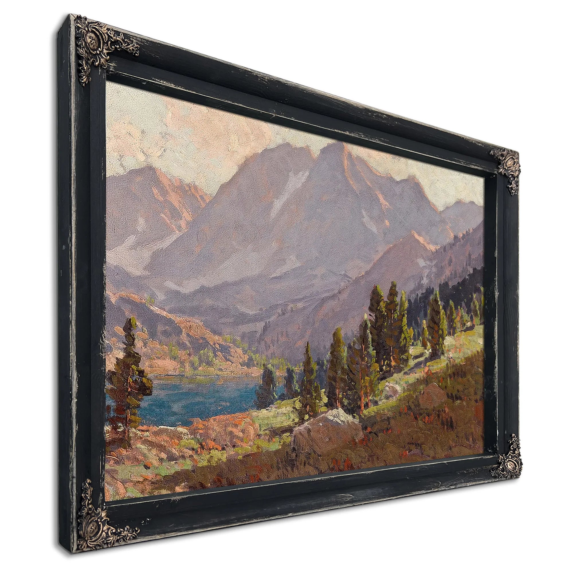 View At Sabrina Lake, Inyo County By Edgar Payne Fine Art Print