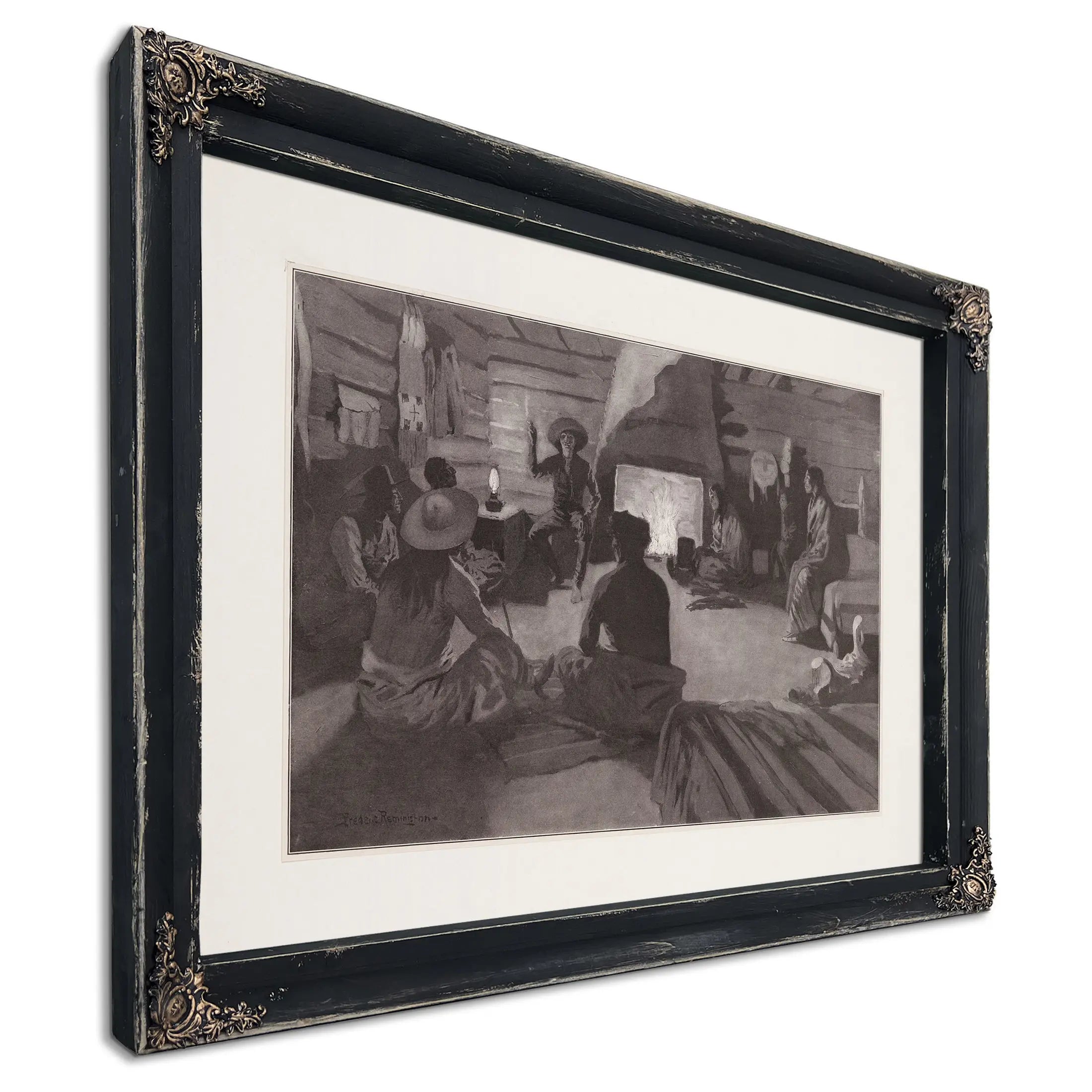 Fact Or Fiction by Frederic Remington