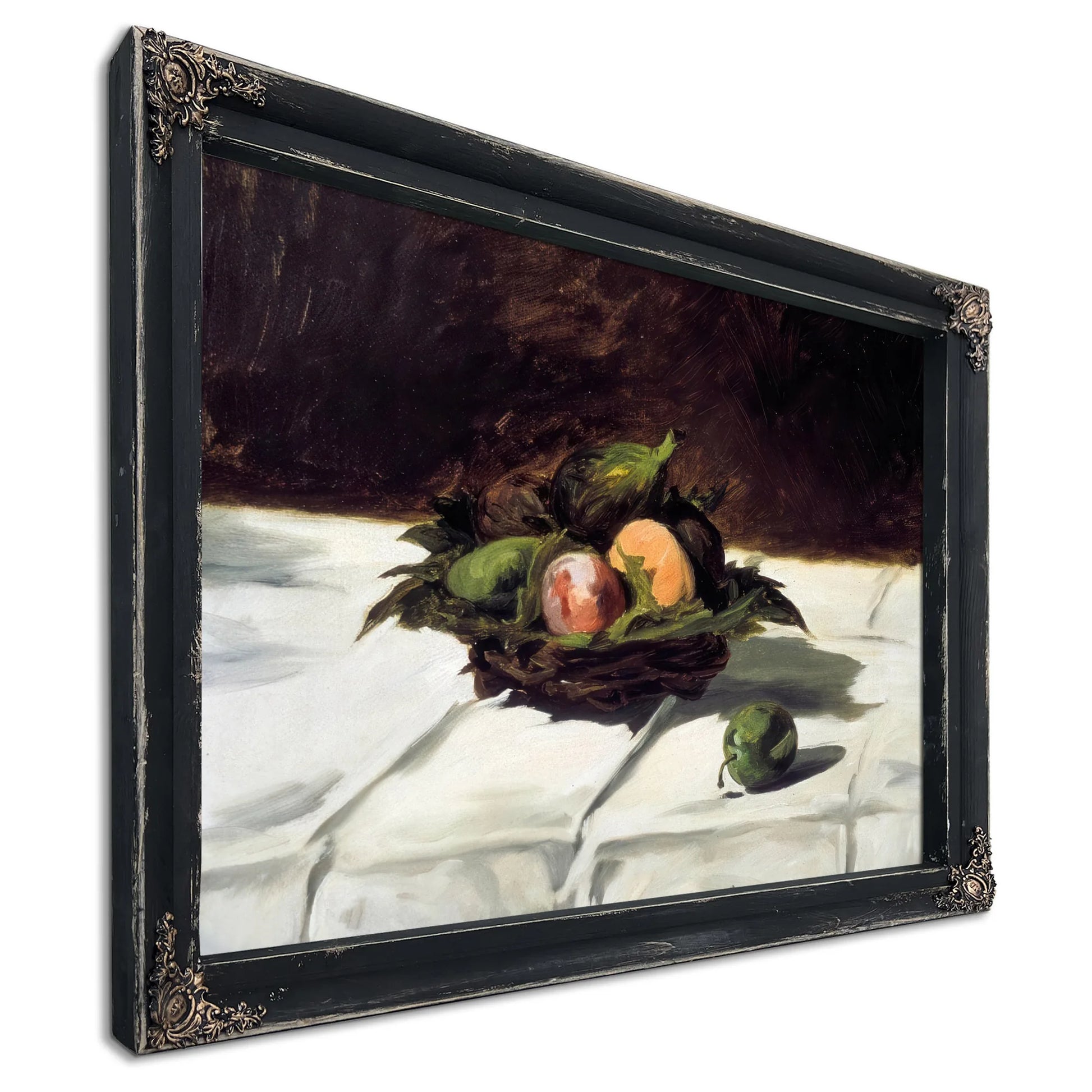 Basket Of Fruits By Edouard Manet Fine Art Print