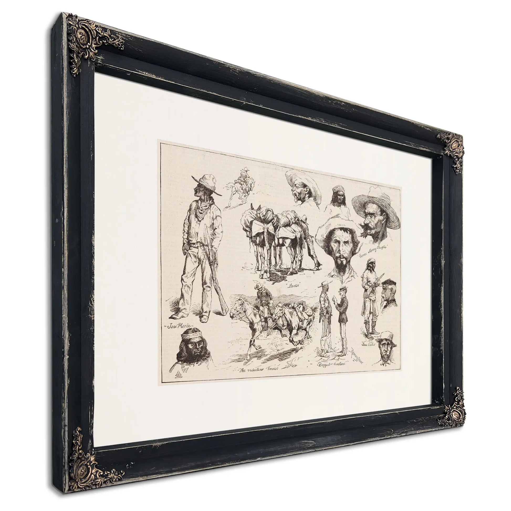 Types From Arizona by Frederic Remington
