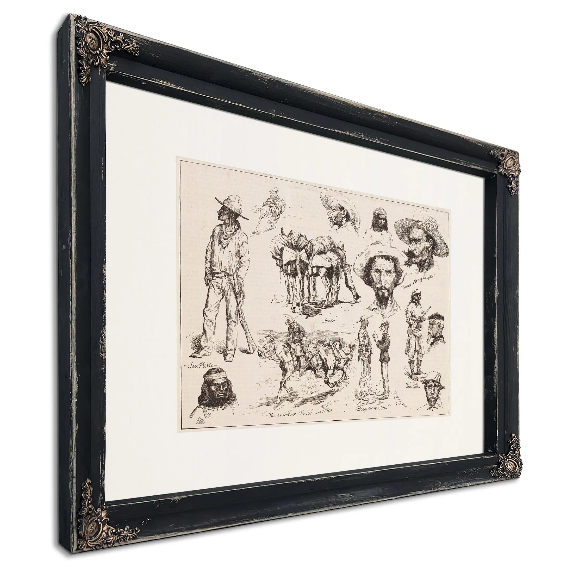 Types From Arizona by Frederic Remington