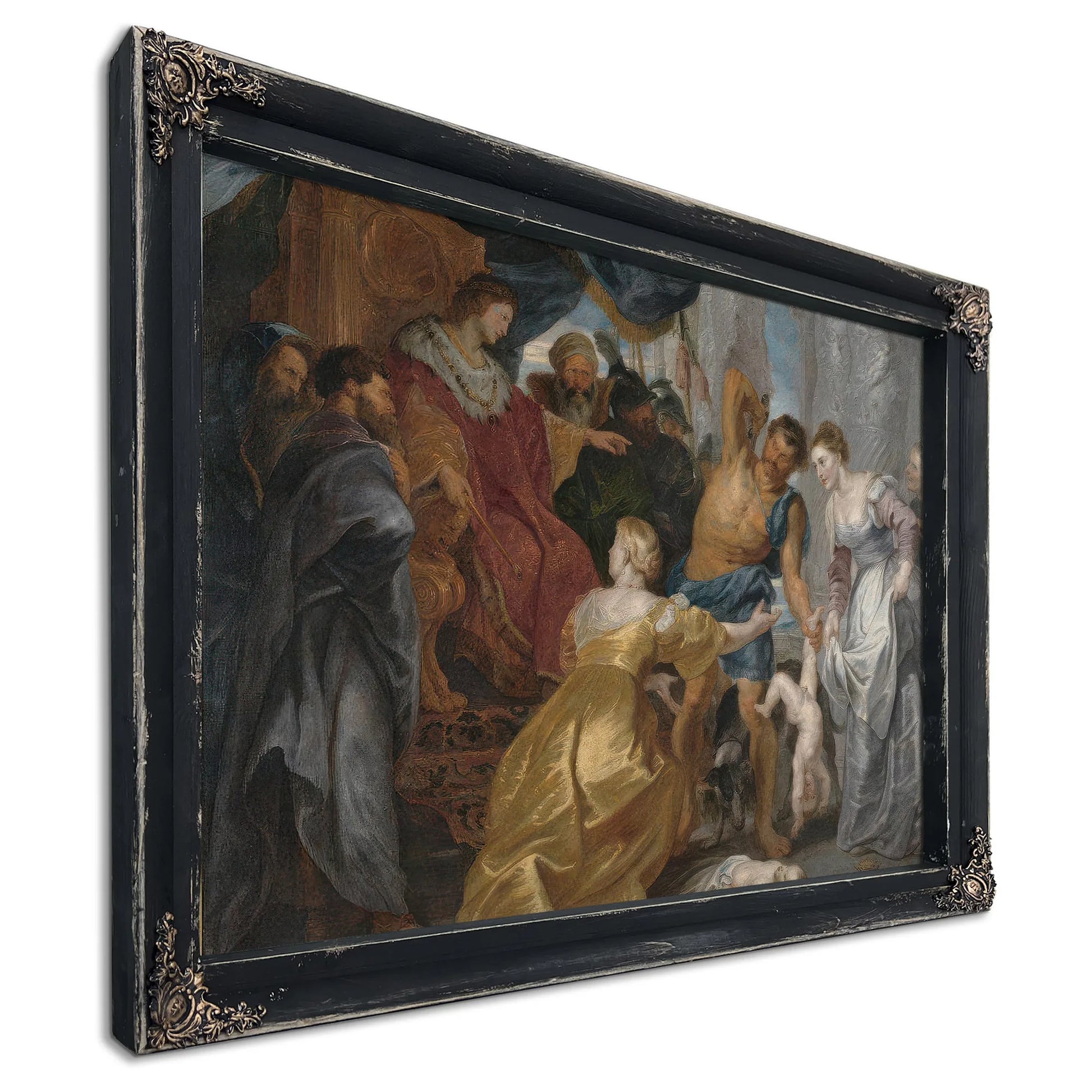 The Judgement Of Solomon By Peter Paul Rubens Fine Art Print